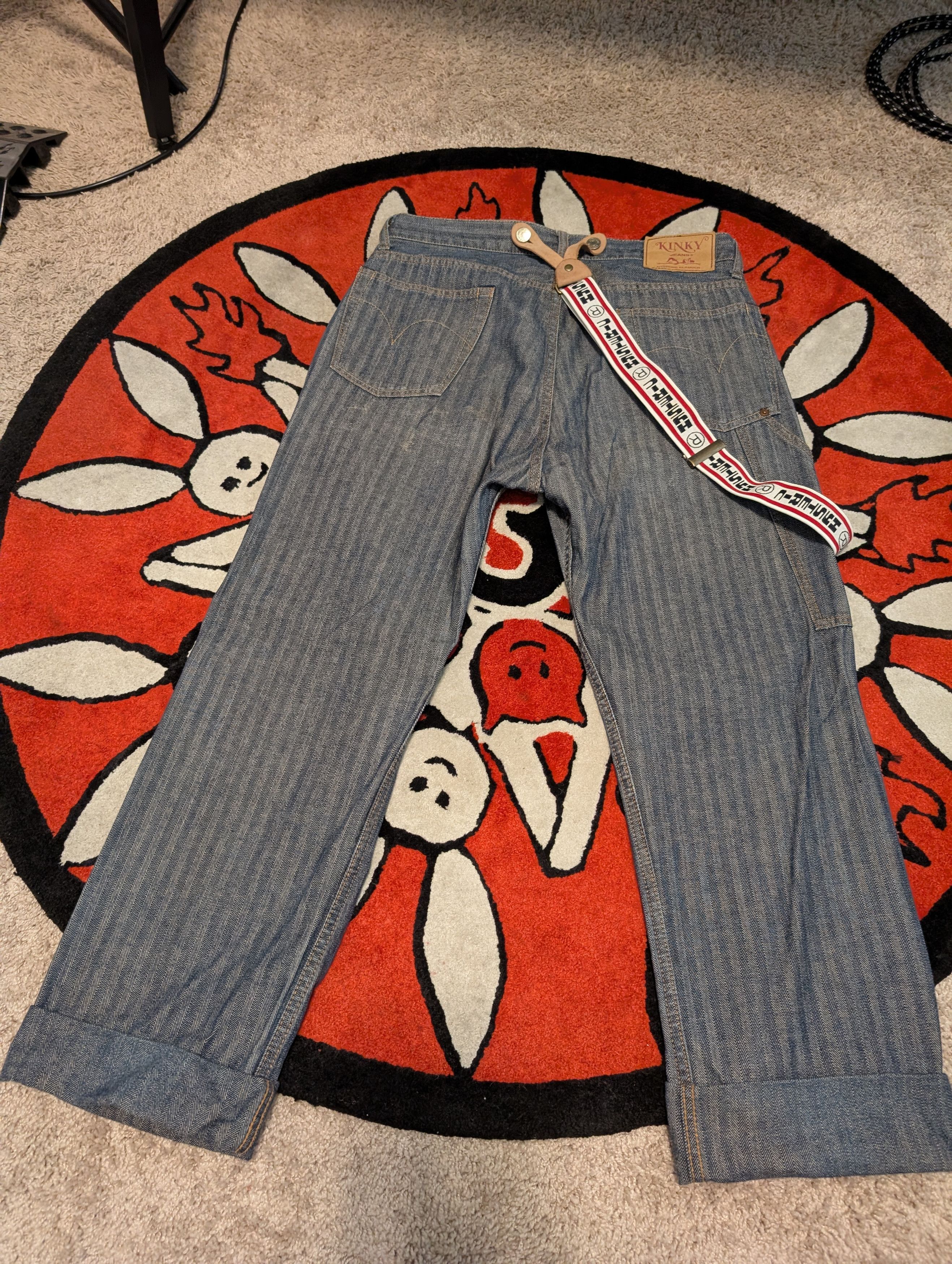 Hysteric Glamour Kinky Strap Jeans