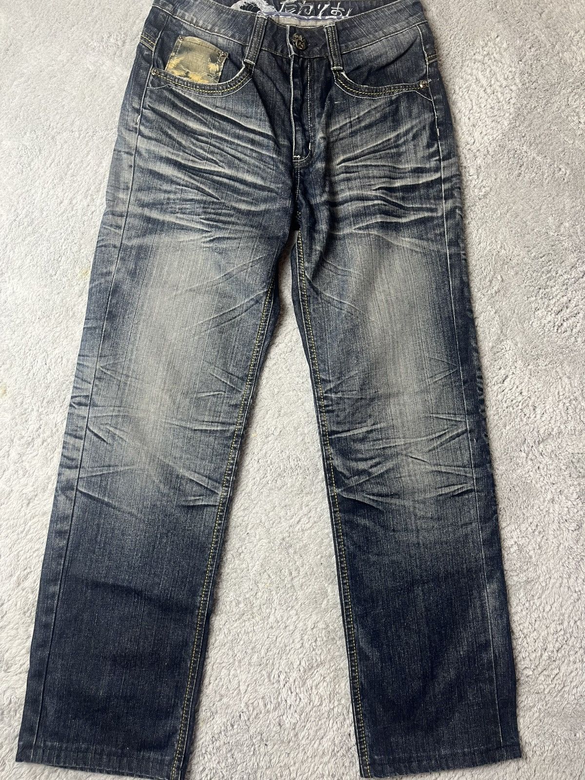 Vintage Japanese Vintage Style Pants for Men –Baggy Tokyo Streetwear Size US 34 / EU 50 - 5 Thumbnail