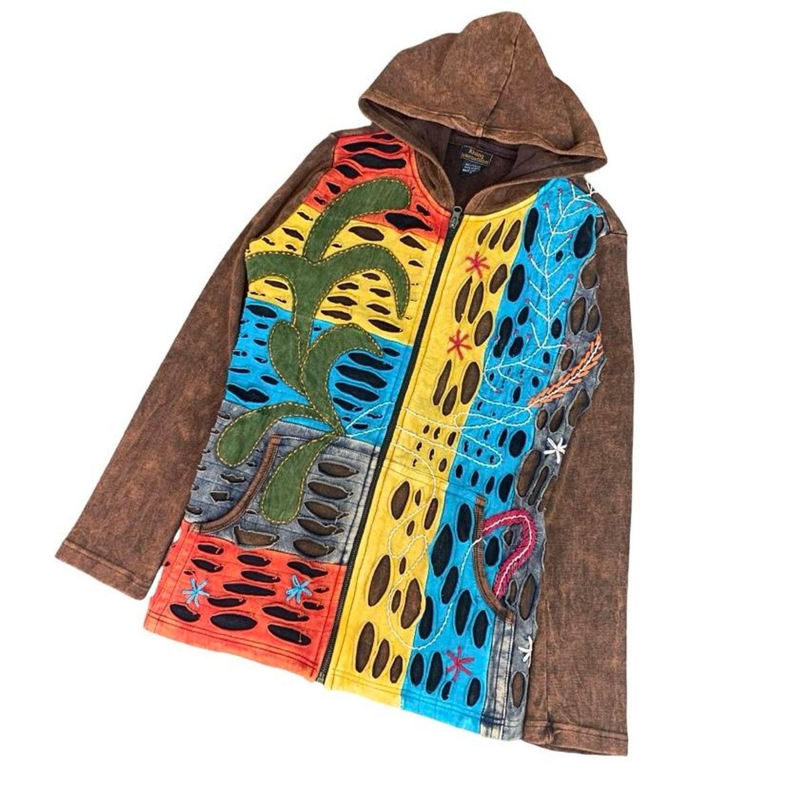 Vintage Vintage 90s Boho Hippie Style Jacket Size M / US 6-8 / IT 42-44 - 1 Thumbnail