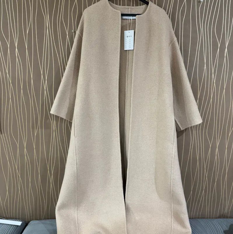 Dior Dior Women's Khaki Alpaca Wool Coat 0089 Size S / US 4 / IT 40 - 1 Thumbnail