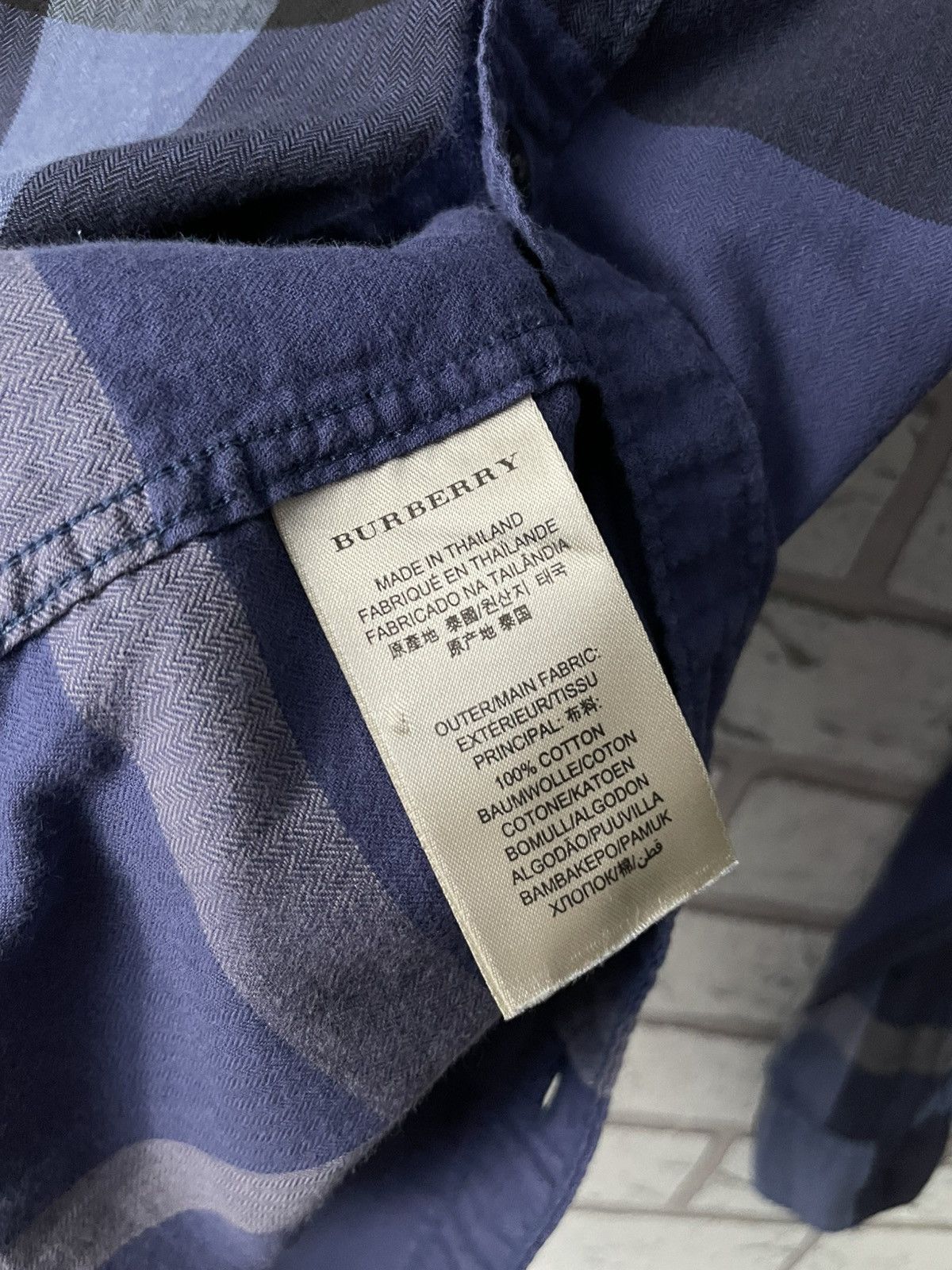 Burberry Burberry Brit Button-Up Shirt Blue Nova Check Size US S / EU 44-46 / 1 - 10 Thumbnail