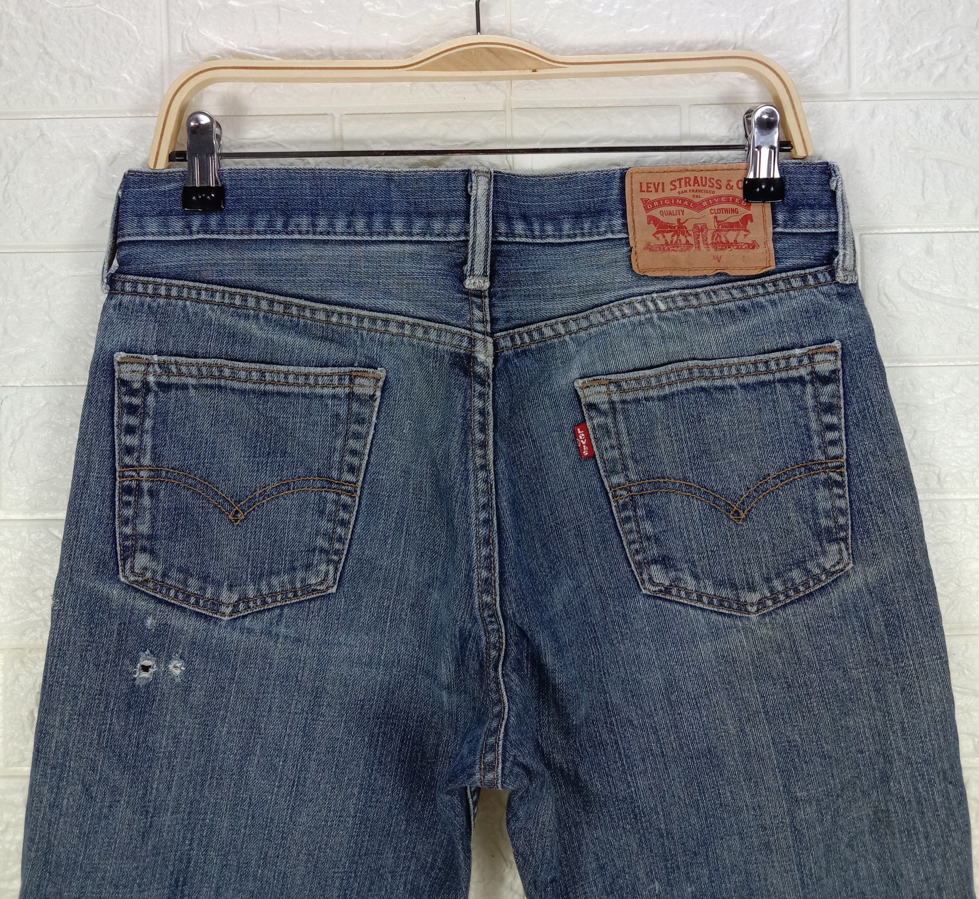 Levi's Vintage Levi's 514 Jeans Earth Tone Ripped Denim Size US 30 / EU 46 - 6 Thumbnail