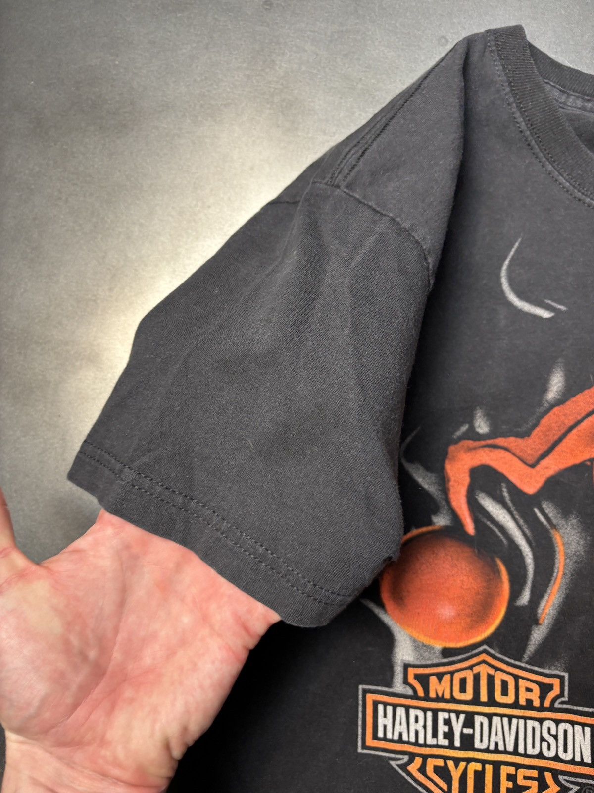 Harley Davidson 2012 Harley Davidson Tee Shirt Clown Joker Creep ALP VIntage Size US M / EU 48-50 / 2 - 8 Thumbnail