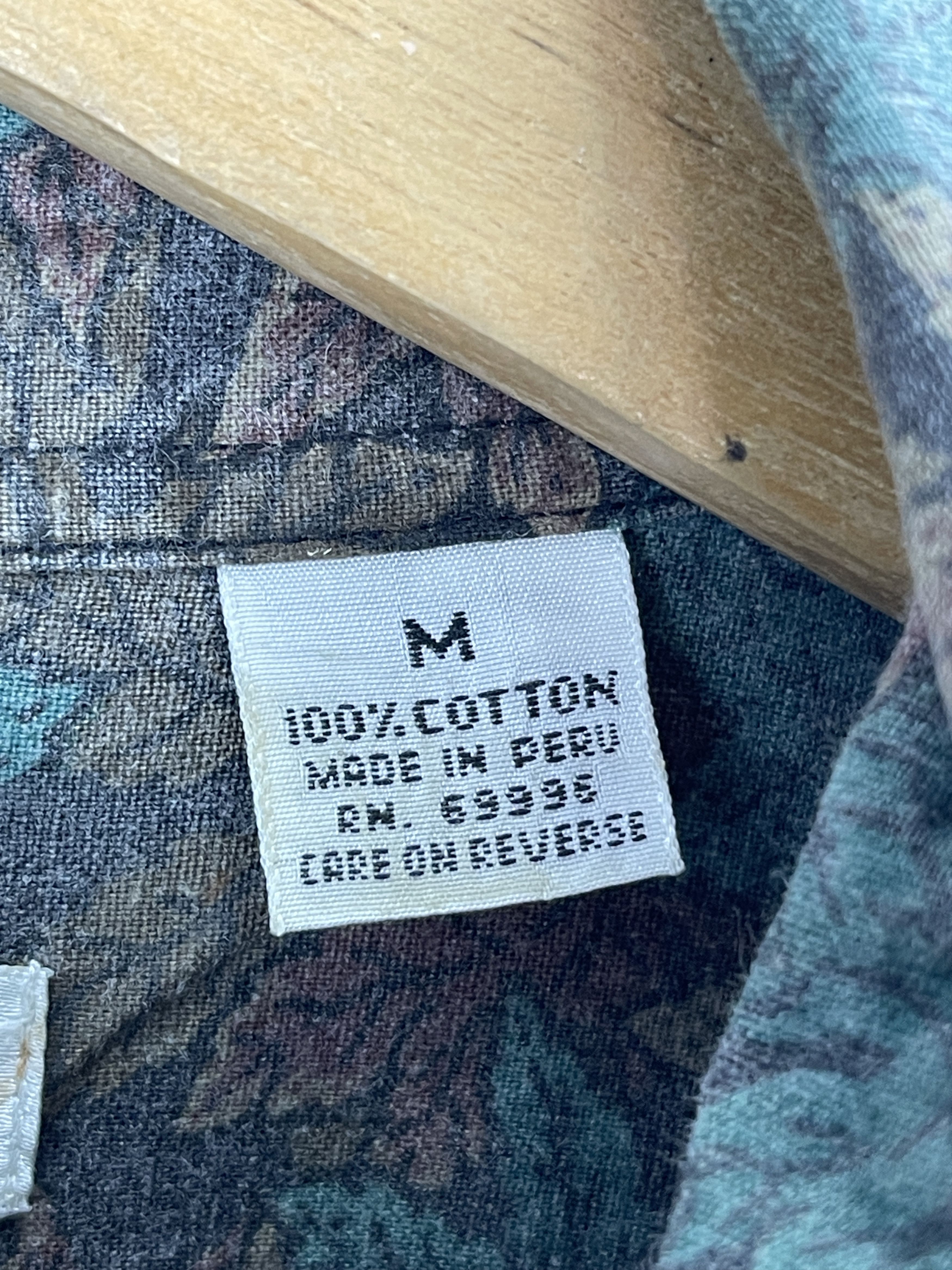 Japanese Brand × Vintage Vintage 90s Japanese Brand Floral Shirt Button TA0404Ups Size US M / EU 48-50 / 2 - 6 Thumbnail