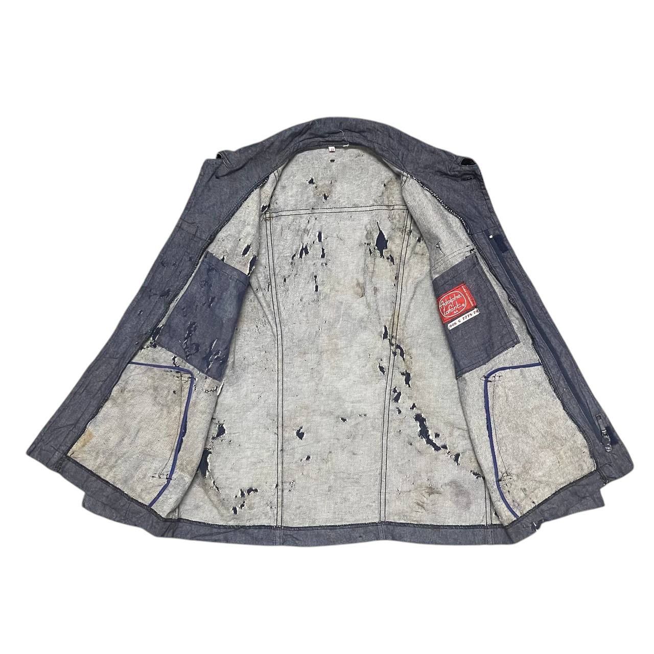 Vintage Vintage Adolphe Lafont Thrashed Denim Jacket Size US S / EU 44-46 / 1 - 10 Thumbnail