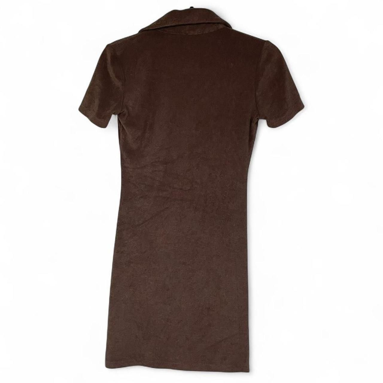 Other White Fox Modern Chocolate Brown Button Front Size M / US 6-8 / IT 42-44 - 2 Thumbnail