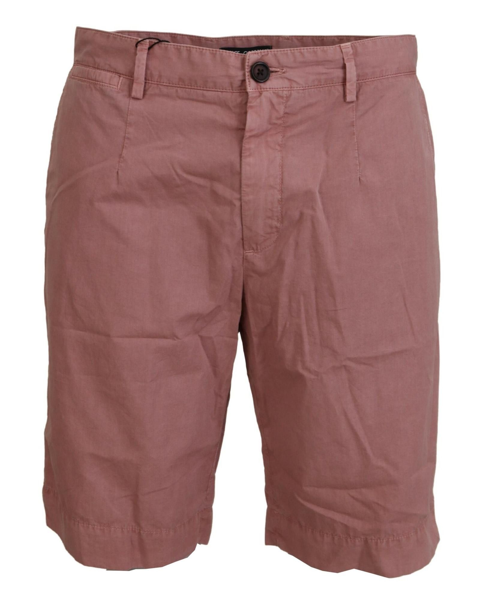 image of Dolce Gabbana Gorgeous Cotton Chino Shorts in Pink, Men's (Size 30)