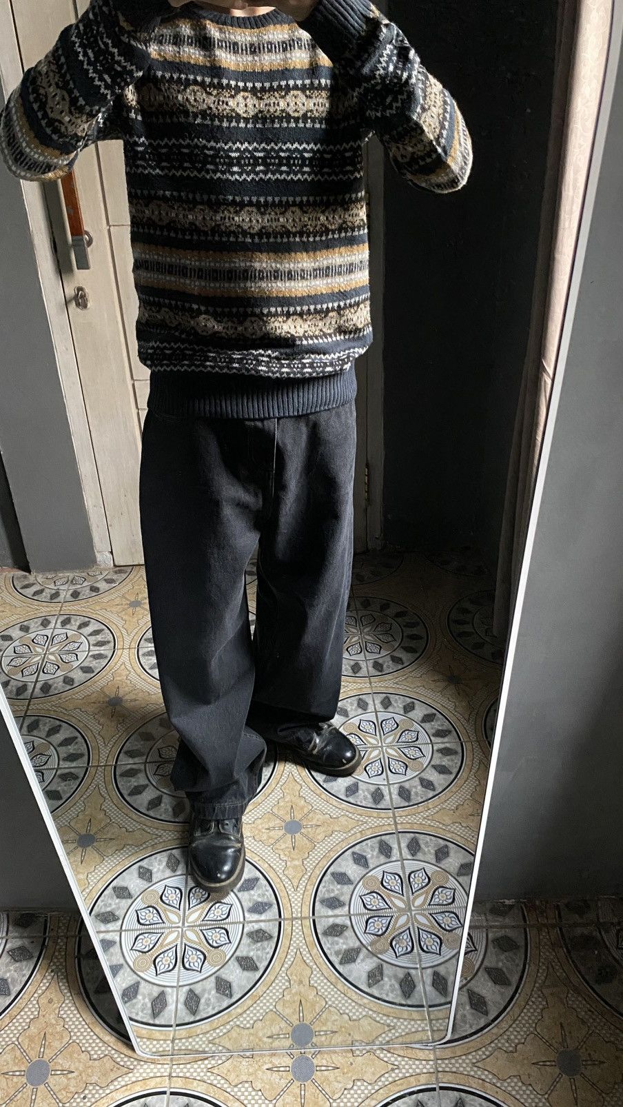 Other Vintage 90's Aesthetic Nordic Knitwear Sweater(Grandpa knit) Size US M / EU 48-50 / 2 - 10 Thumbnail