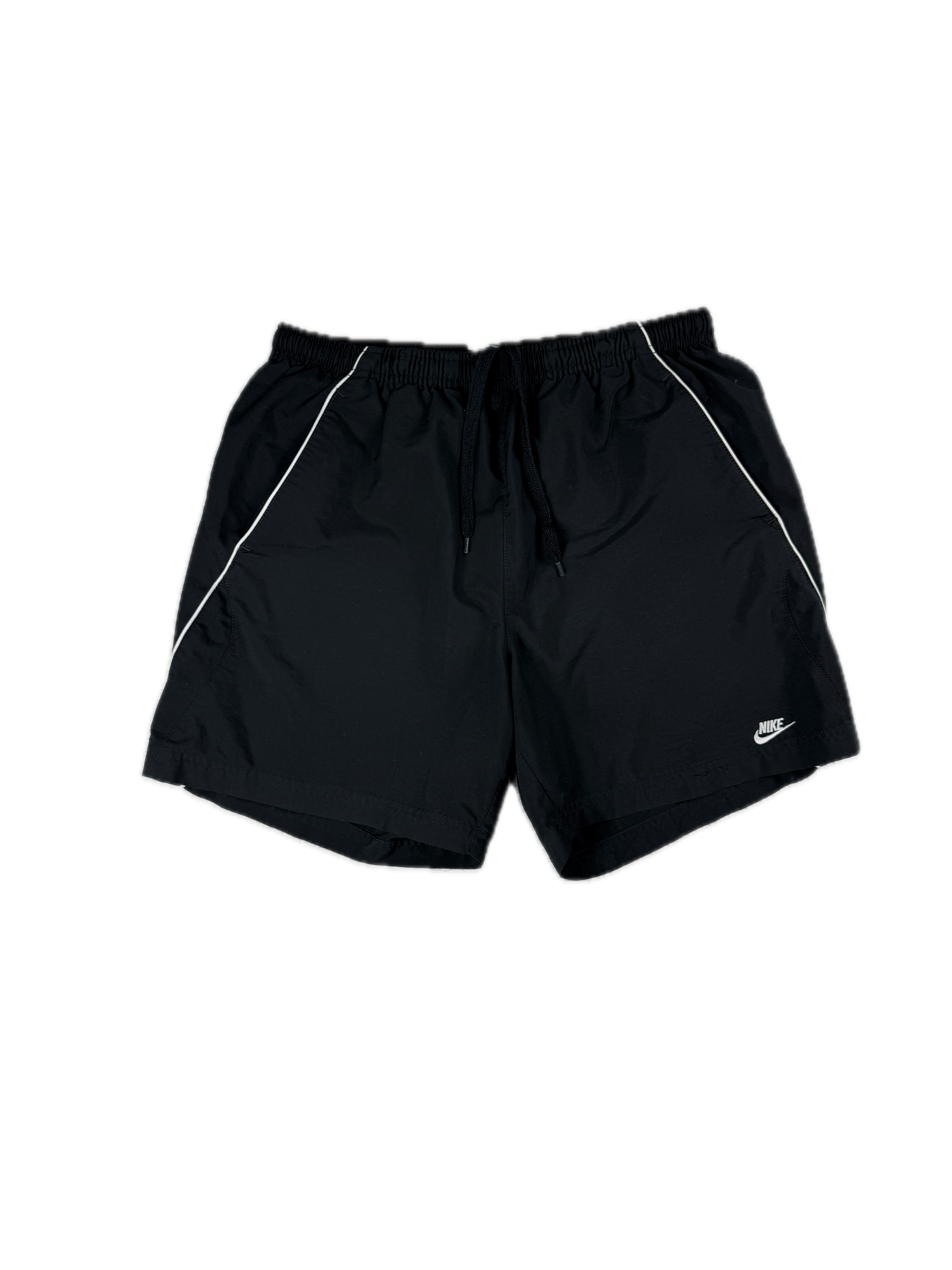 Nike × Vintage Nike Vintage Nylon Shorts Parachute Streetwear Black Size US 32 / EU 48 - 1 Thumbnail