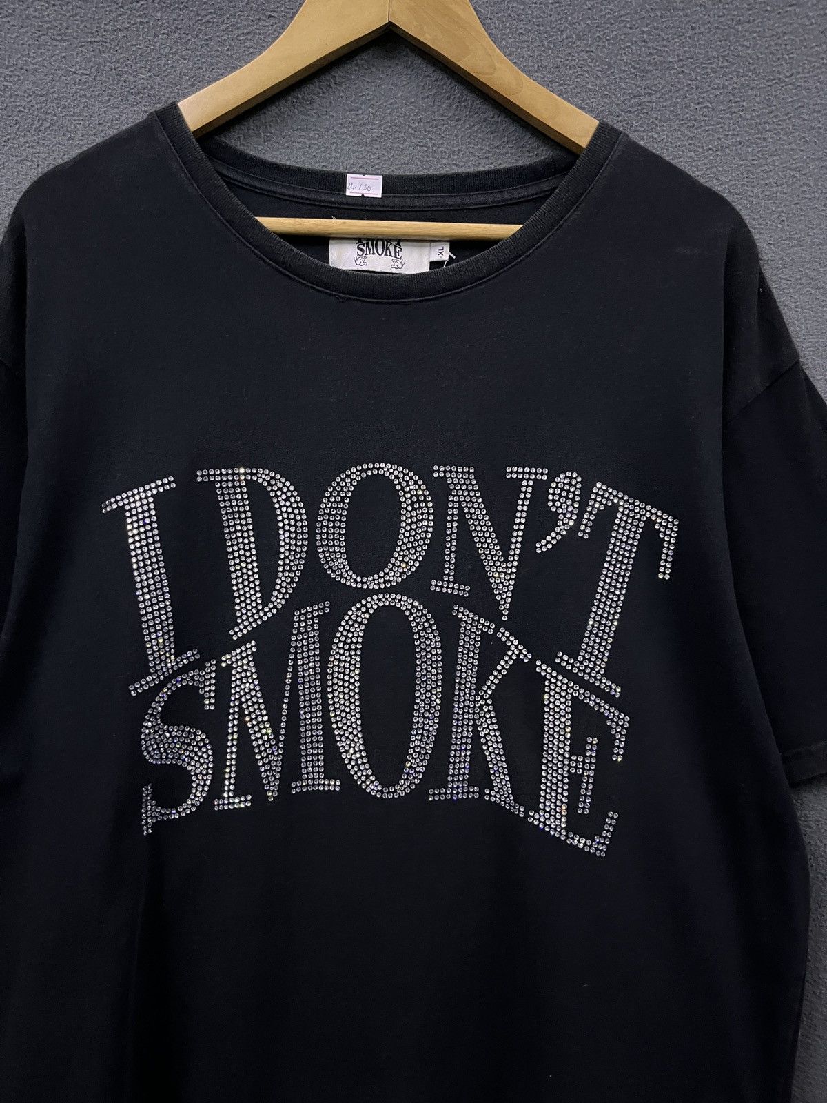 Other I DONT SMOKE SEAROVSKI TSHIRT Size US XL / EU 56 / 4 - 3 Thumbnail