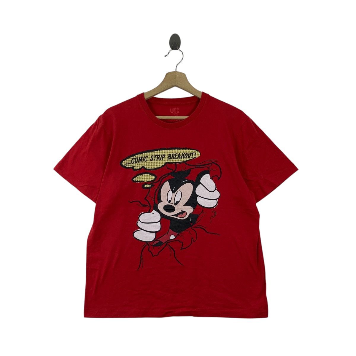 Uniqlo UNIQLO x MICKEY MOUSE x Roy Lichtenstein Comic Strip Tee Size L / US 10 / IT 46 - 1 Thumbnail