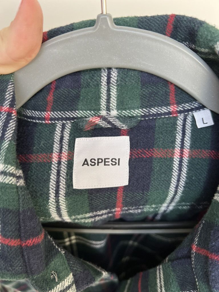 Aspesi Aspesi Green Flannel Size US L / EU 52-54 / 3 - 2 Thumbnail