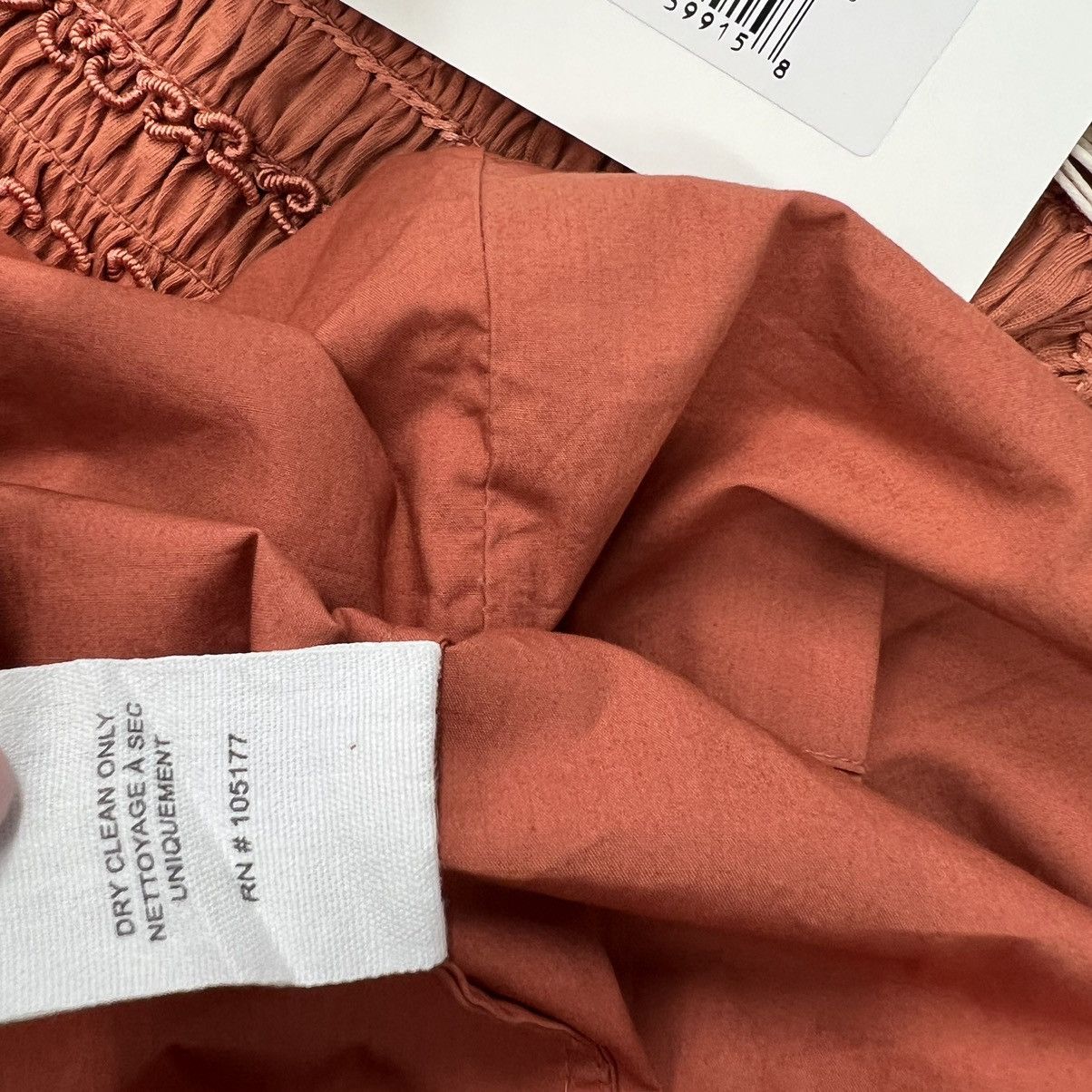 Ulla Johnson NWT Ulla Johnson Madeline Smocked Midi Dress Poplin Ruffle Size S / US 4 / IT 40 - 14 Thumbnail