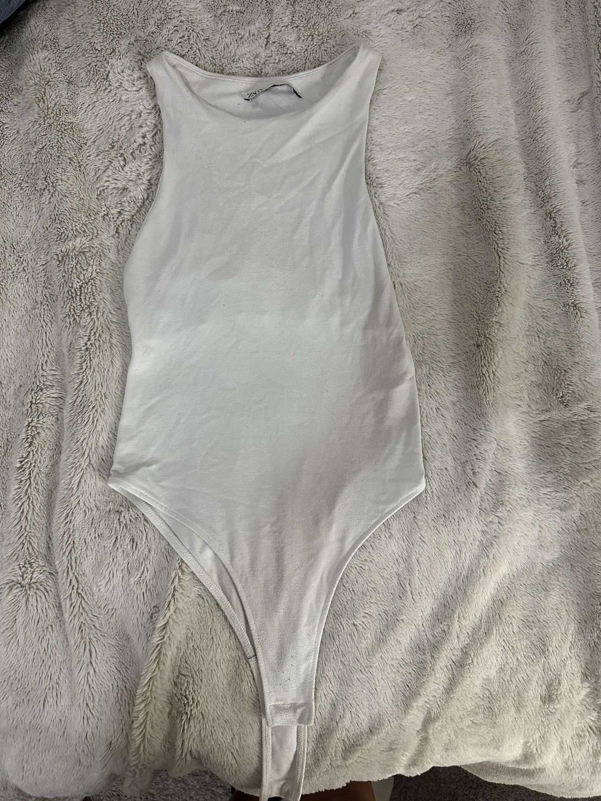 Zara Zara white bodysuit Size S / US 4 / IT 40 - 1 Thumbnail