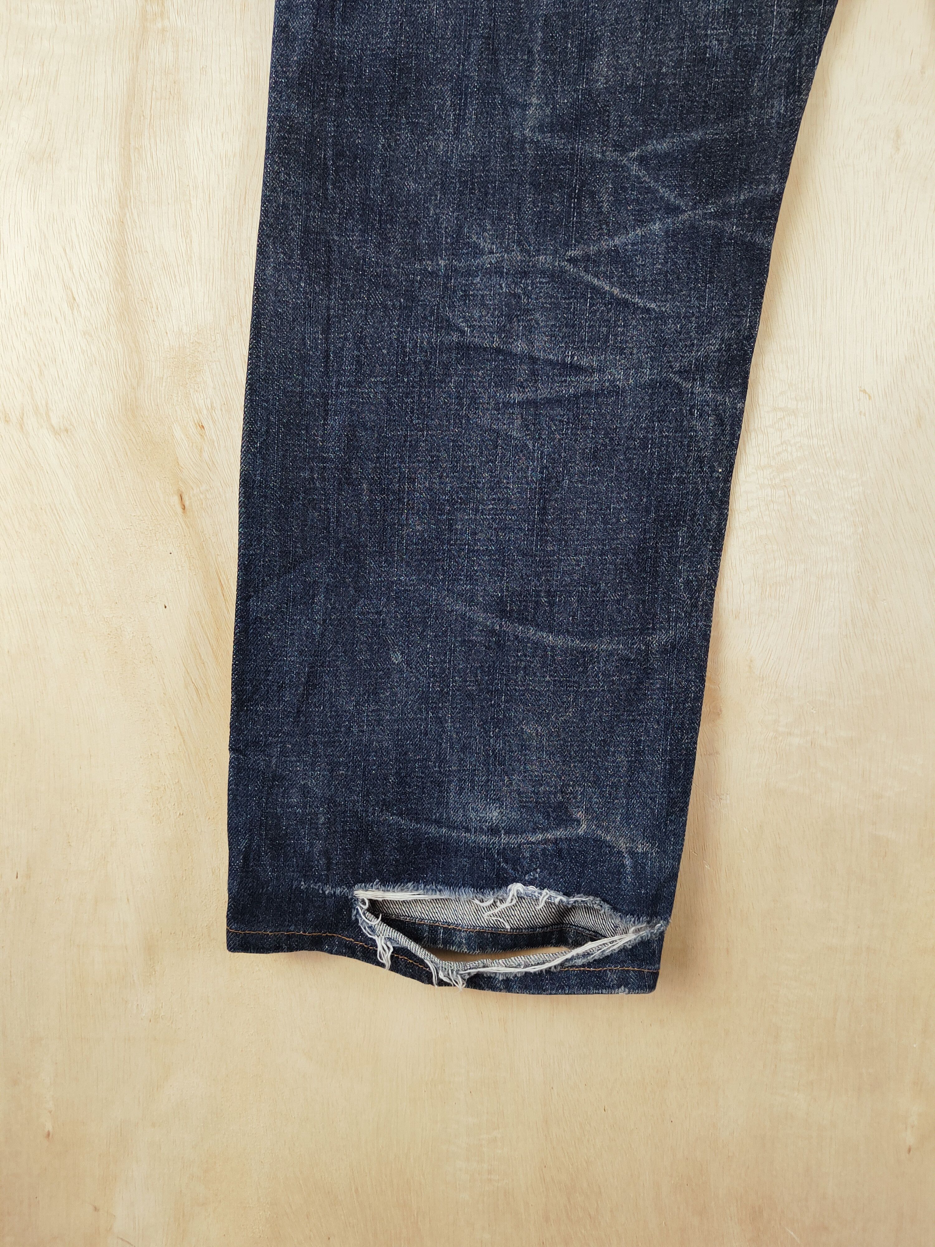 Japanese Brand Japanese Brand Blue Black Distressed Ripped Jeans #S2654 Size US 34 / EU 50 - 9 Thumbnail