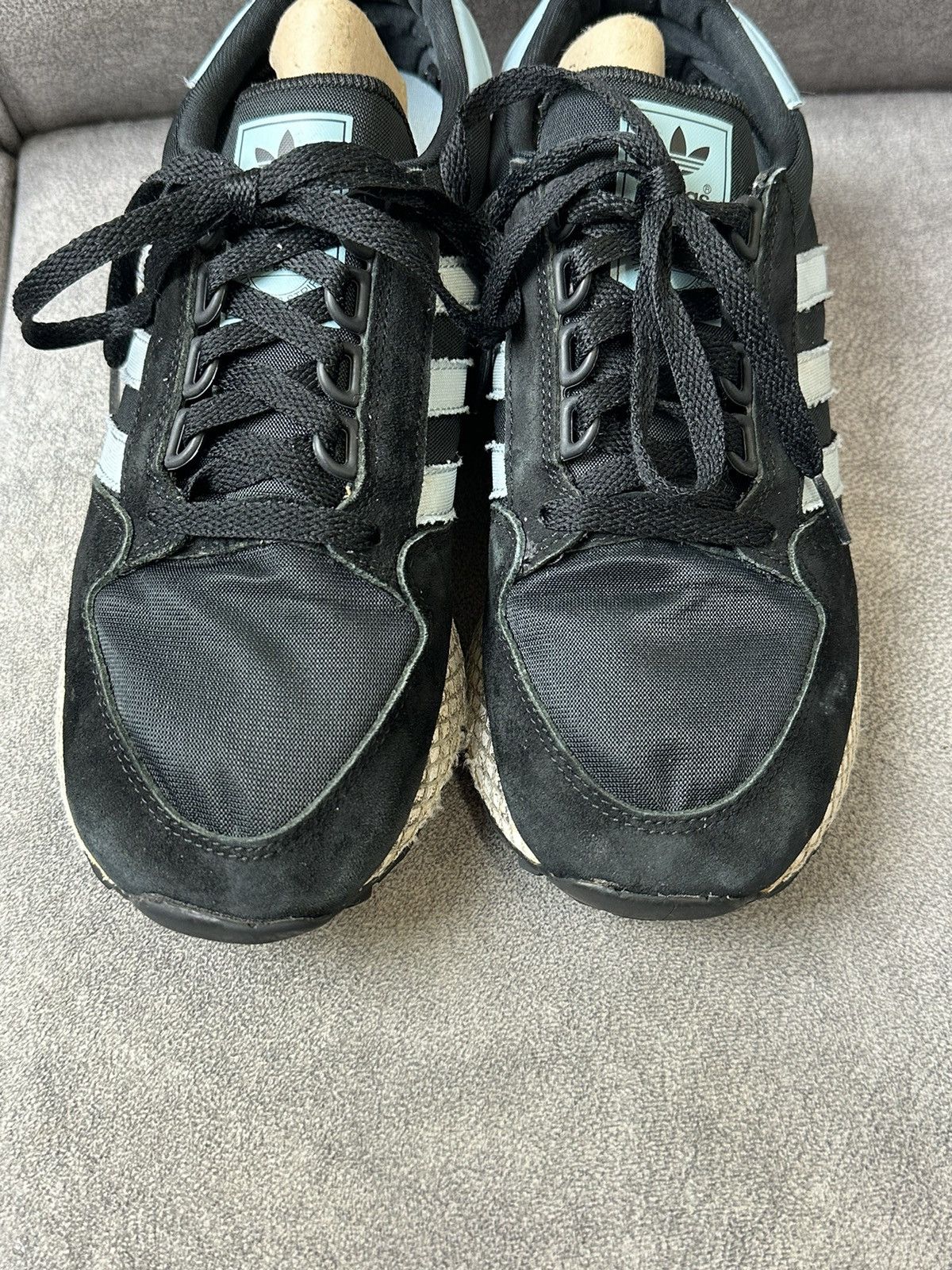 Adidas Adidas Originals Black Suede Sneakers – Vintage Y2K Style Size US 9 / EU 42 - 3 Thumbnail