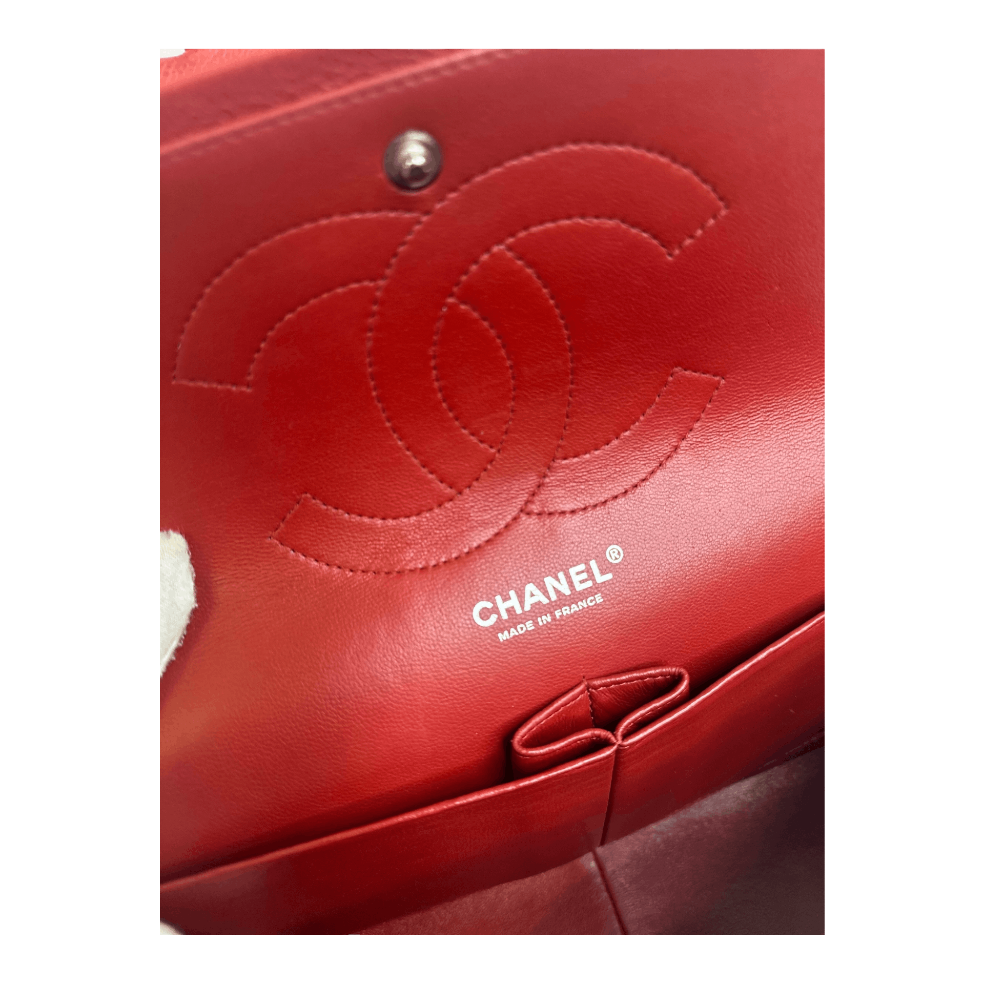 Chanel Chanel Red Caviar Quilted Jumbo Double Flap Size ONE SIZE - 7 Thumbnail
