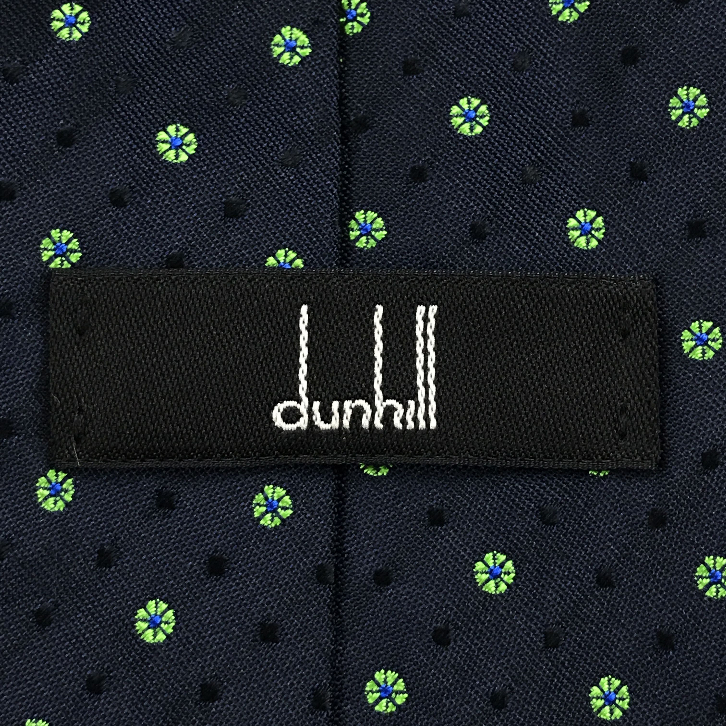 Alfred Dunhill × Designer × Vintage Vintage Dunhill Silk Necktie Size ONE SIZE - 8 Thumbnail