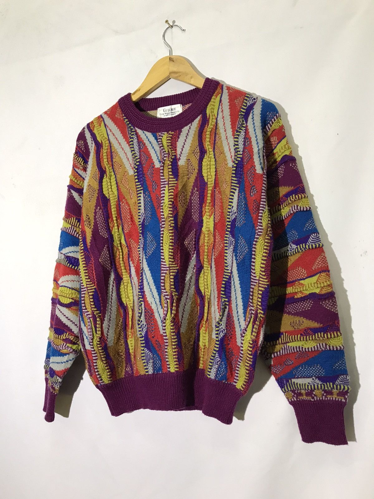 Other Vintage Guilbee Avante Garde coogi style knit sweater Size US M / EU 48-50 / 2 - 3 Thumbnail