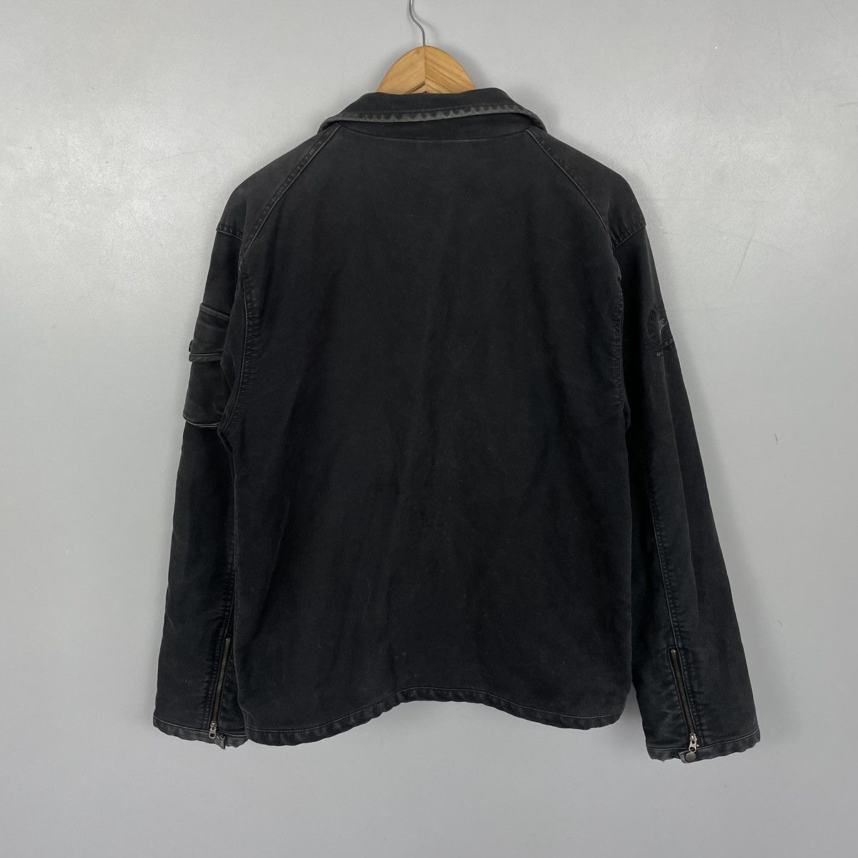 Nike × Vintage Vintage 90’s Nike distressed Denim Jacket y2k Size US M / EU 48-50 / 2 - 5 Thumbnail