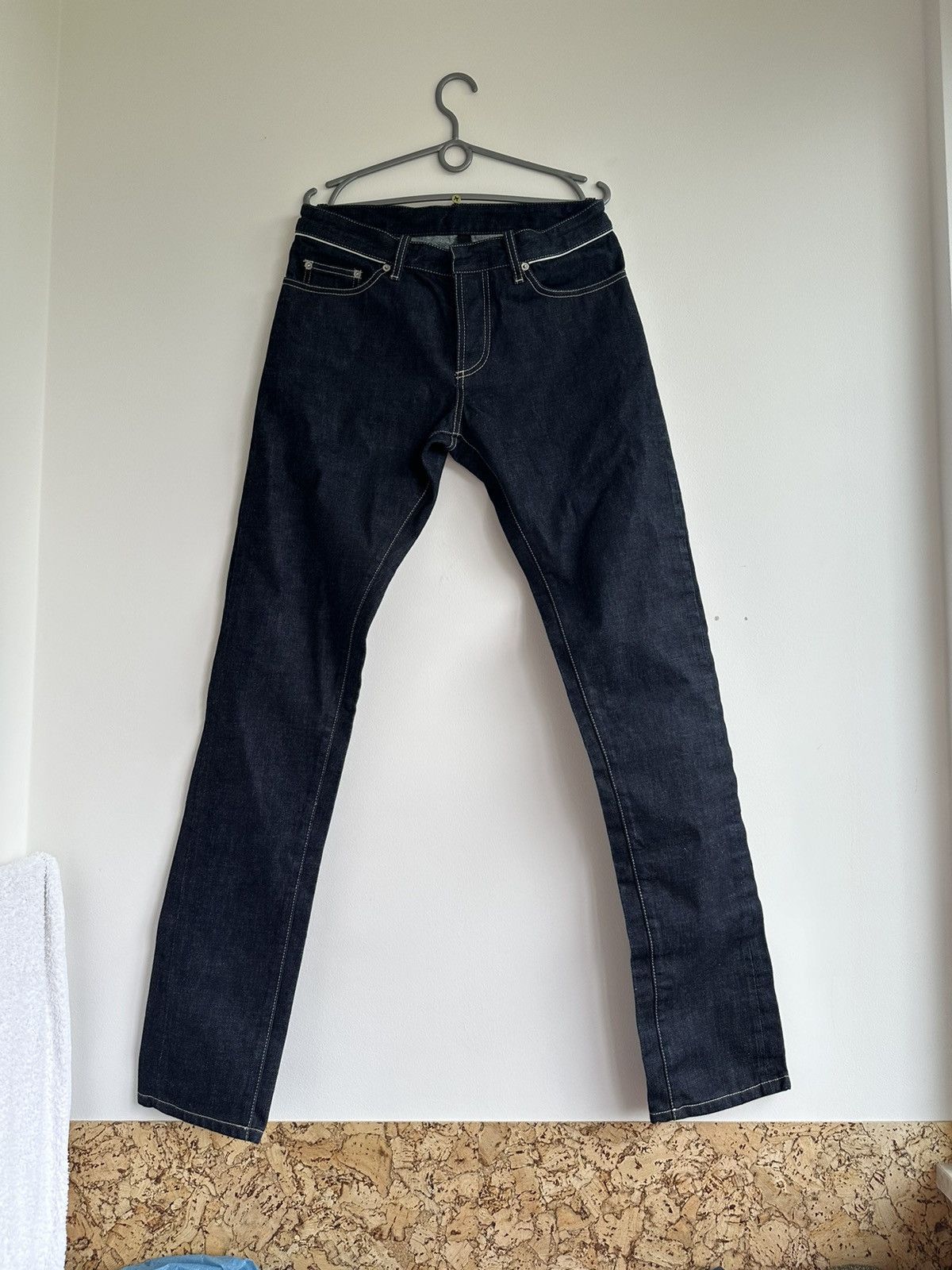 Balenciaga 2008 Dark Blue Jeans Size 33 Straight Leg Italy