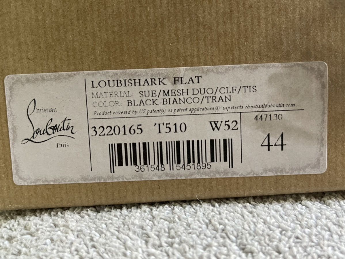 Christian Louboutin LOUBISHARK FLAT Size US 10.5 / EU 43-44 - 9 Thumbnail
