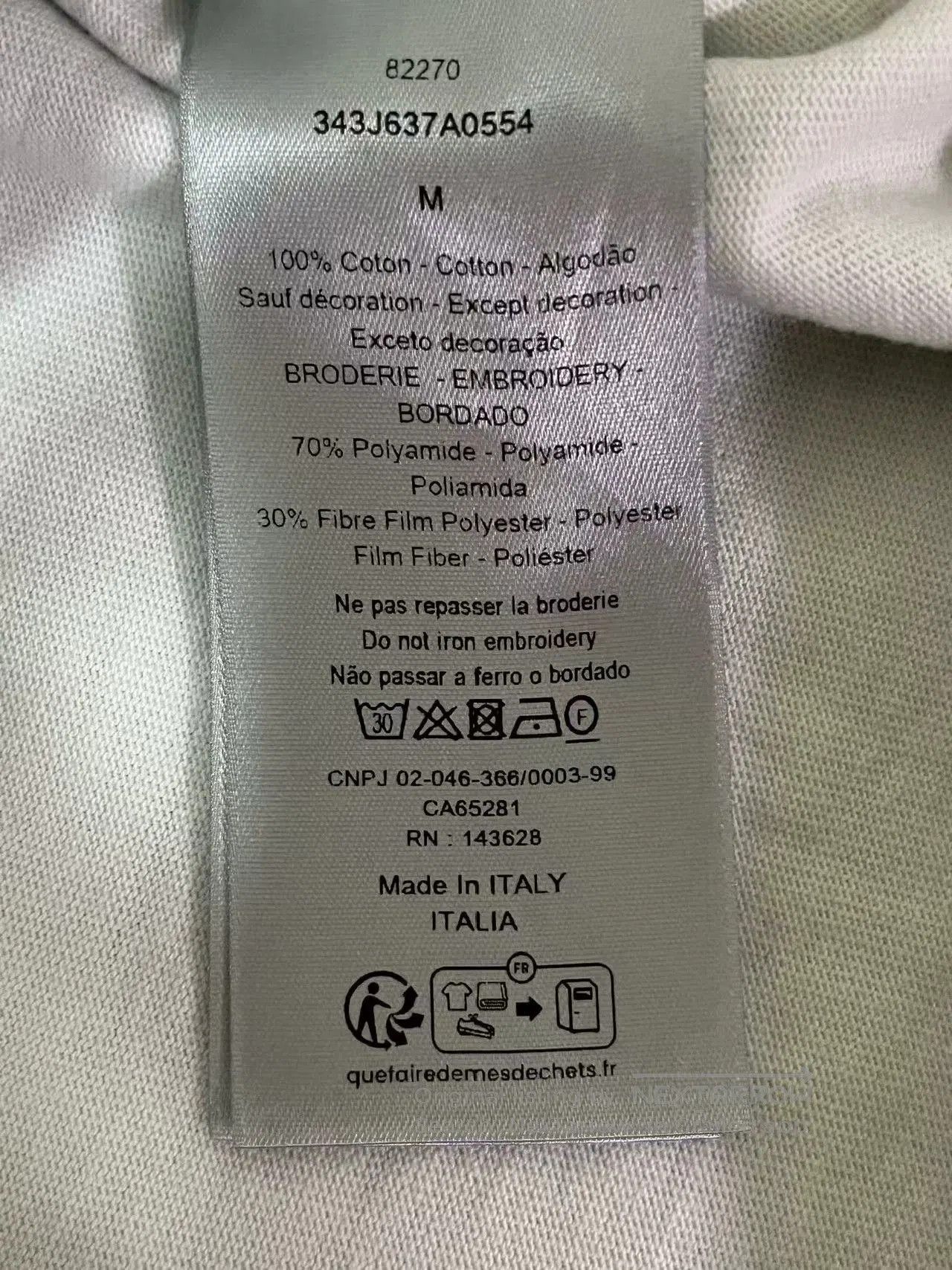 Dior dior logo embroidered mint green short sleeve tee. Size US M / EU 48-50 / 2 - 5 Thumbnail