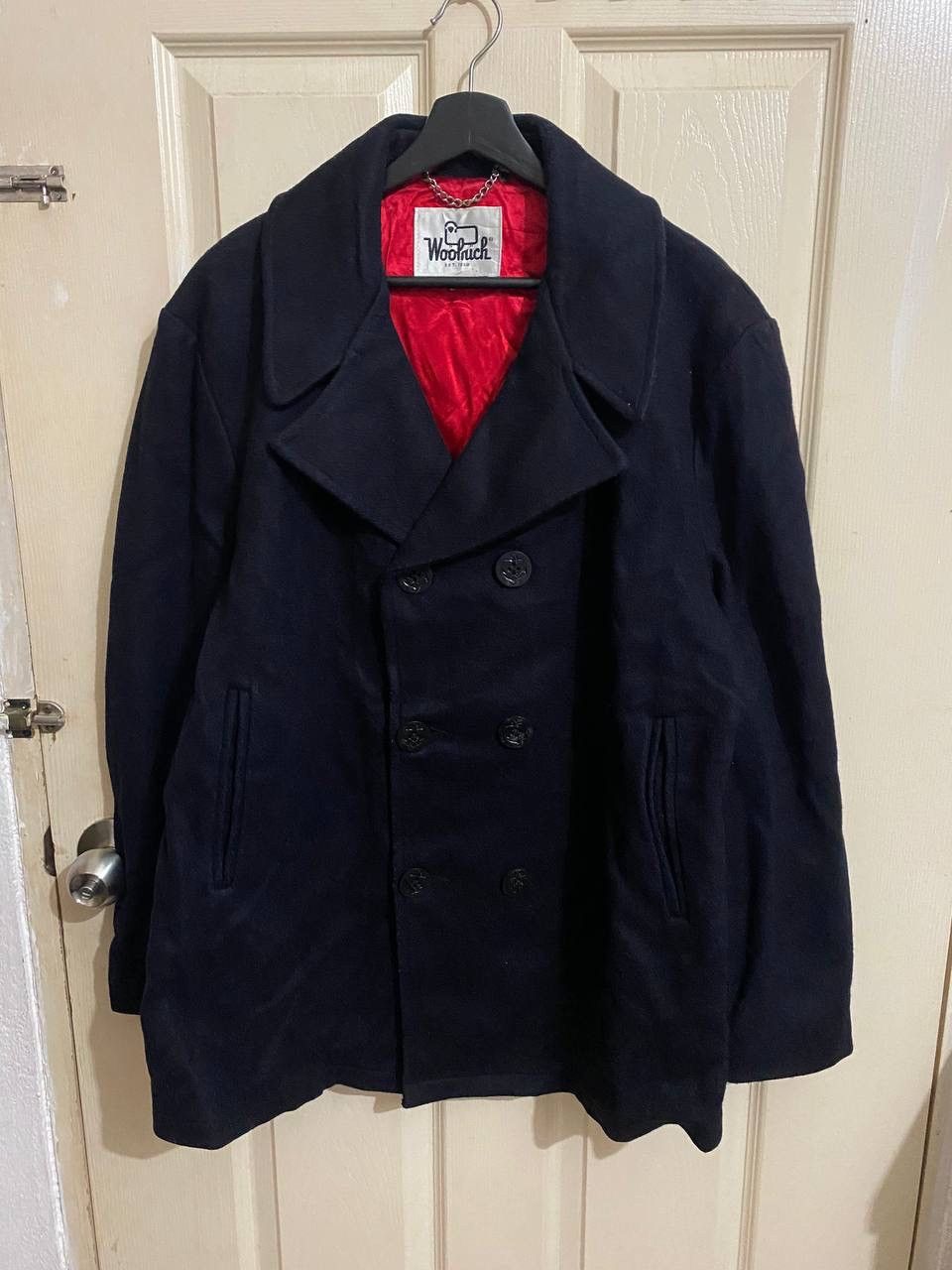 Woolrich Woolen Mills Vintage 80s Woolrich Double Breasted Coat Size US M / EU 48-50 / 2 - 9 Thumbnail
