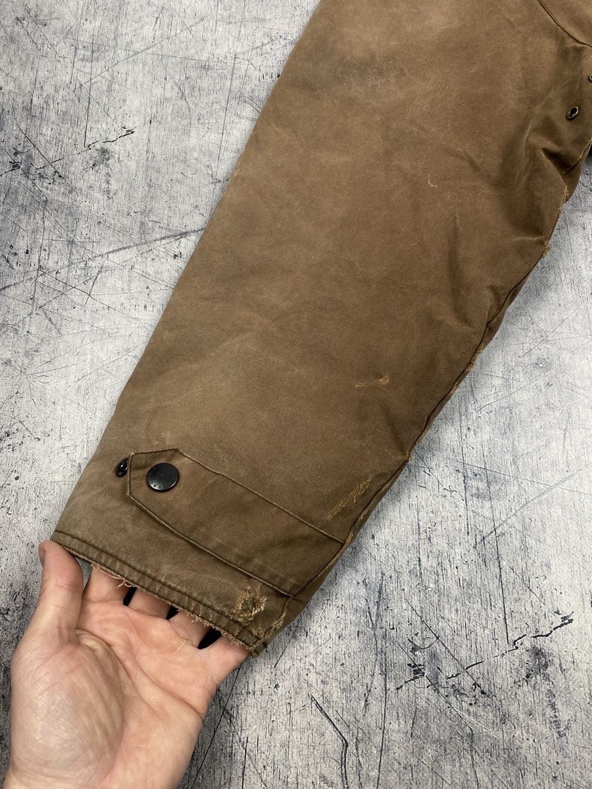 Barbour Barbour Bushman Waxed Jacket Brown Distressed Workwear Size US XXL / EU 58 / 5 - 13 Thumbnail