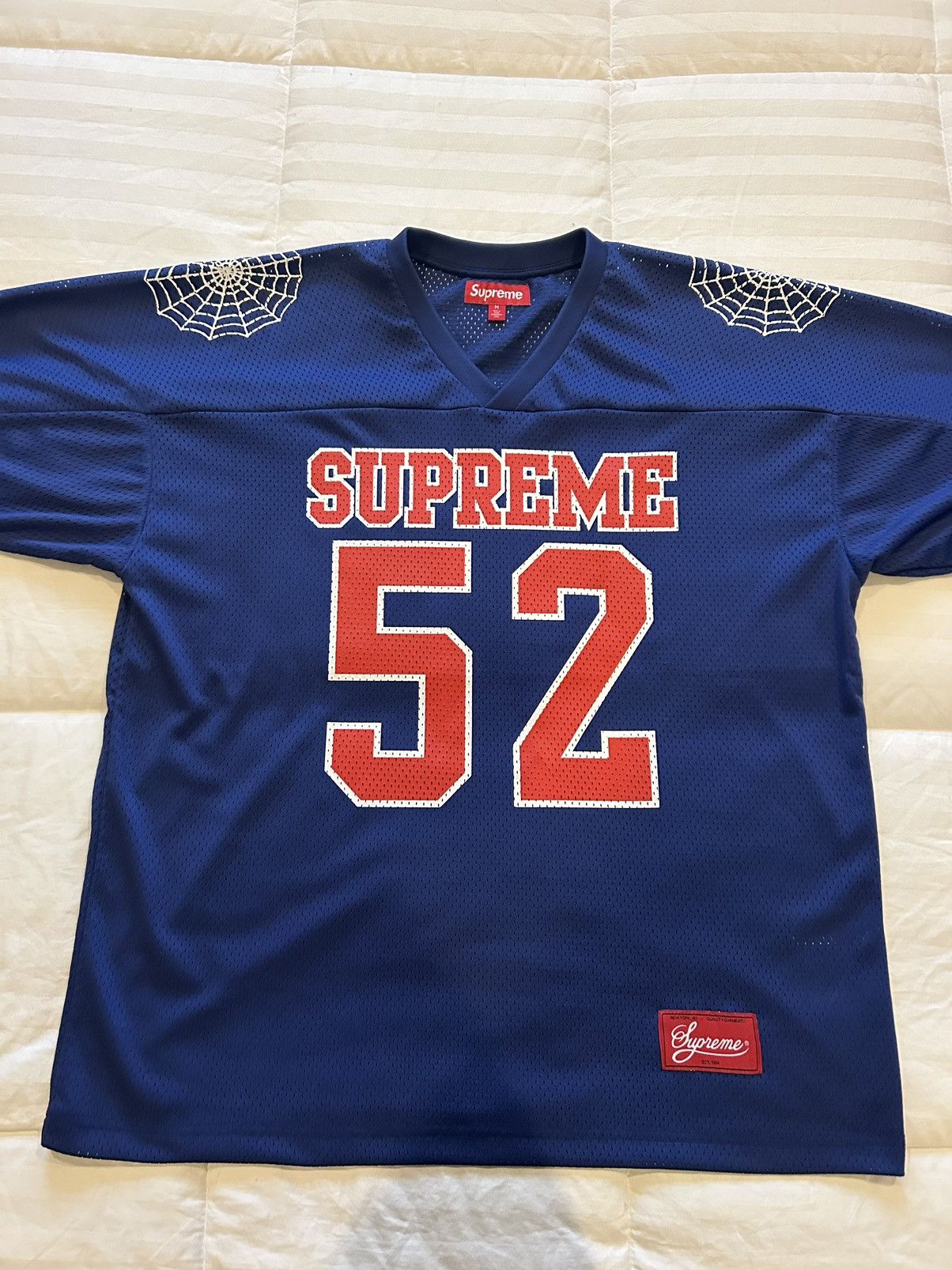 supreme Spiderweb Football Jersey (Supreme Spiderweb supreme Spiderweb Football Jersey (Supreme Spiderweb