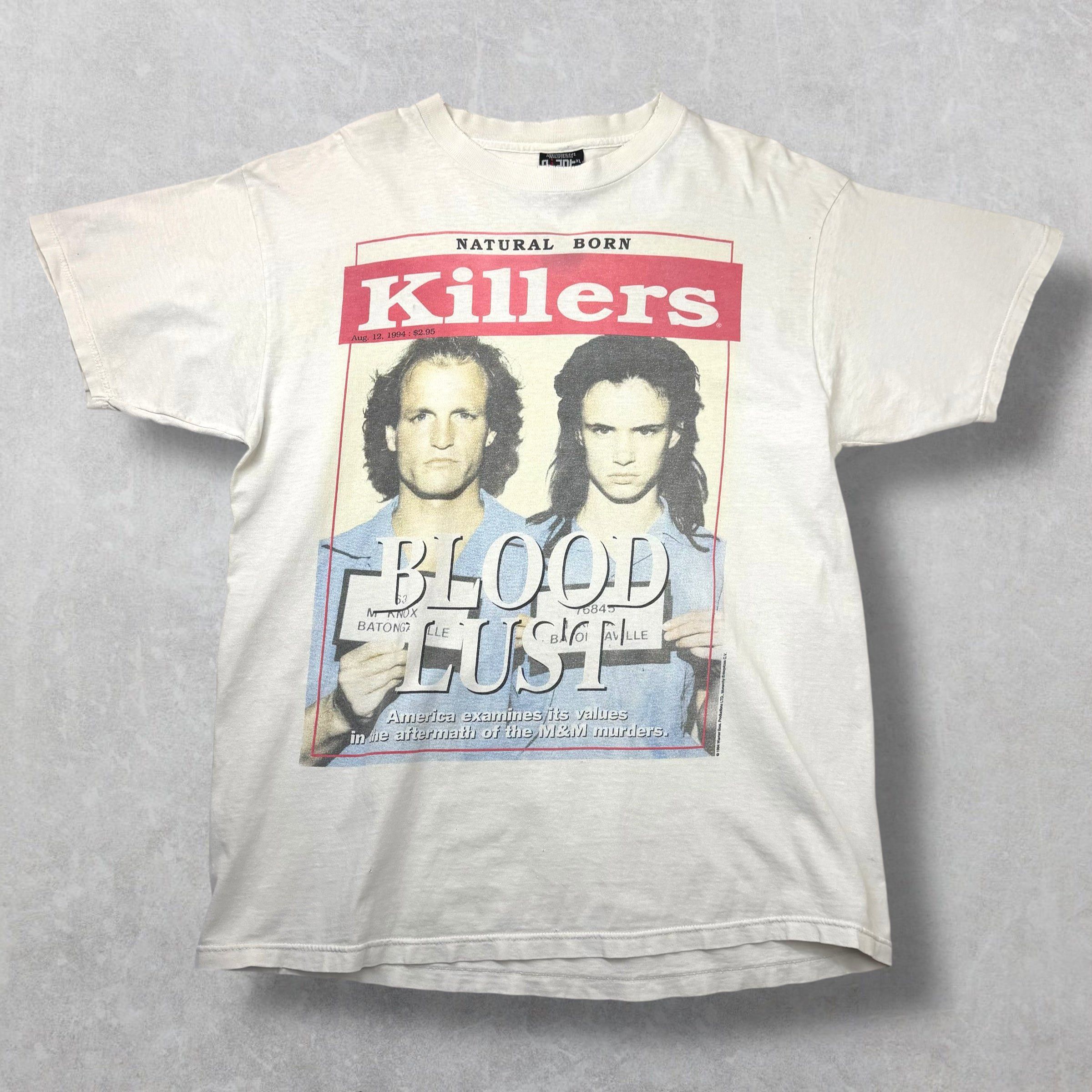 Vintage Vintage 1994 Natural Born Killers Blood Lust Tee XL Size US XL / EU 56 / 4 - 1 Thumbnail