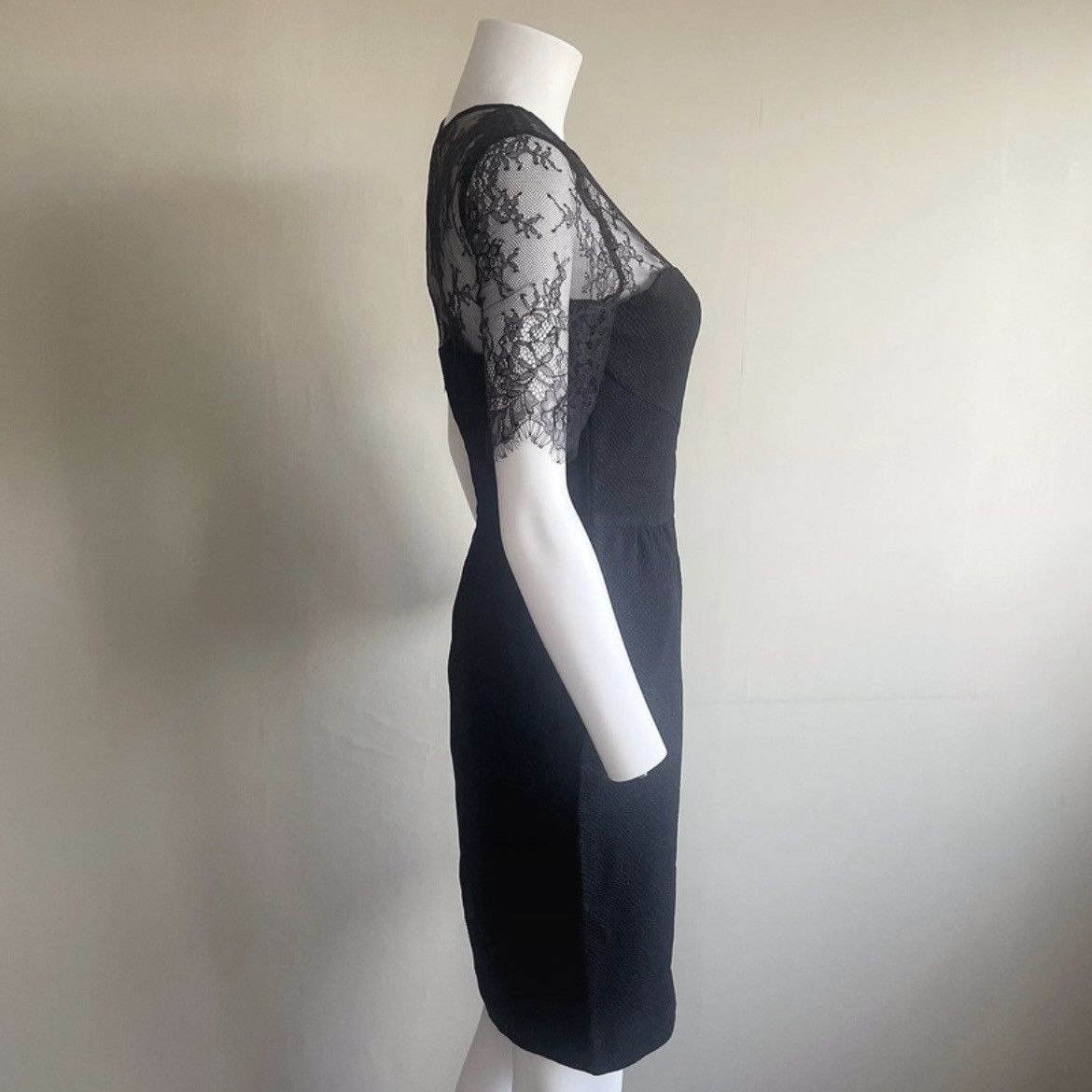 The Kooples The Kooples FW14 Relief Lace Midi BNWT £225 Archive Dress Size XS / US 0-2 / IT 36-38 - 4 Thumbnail