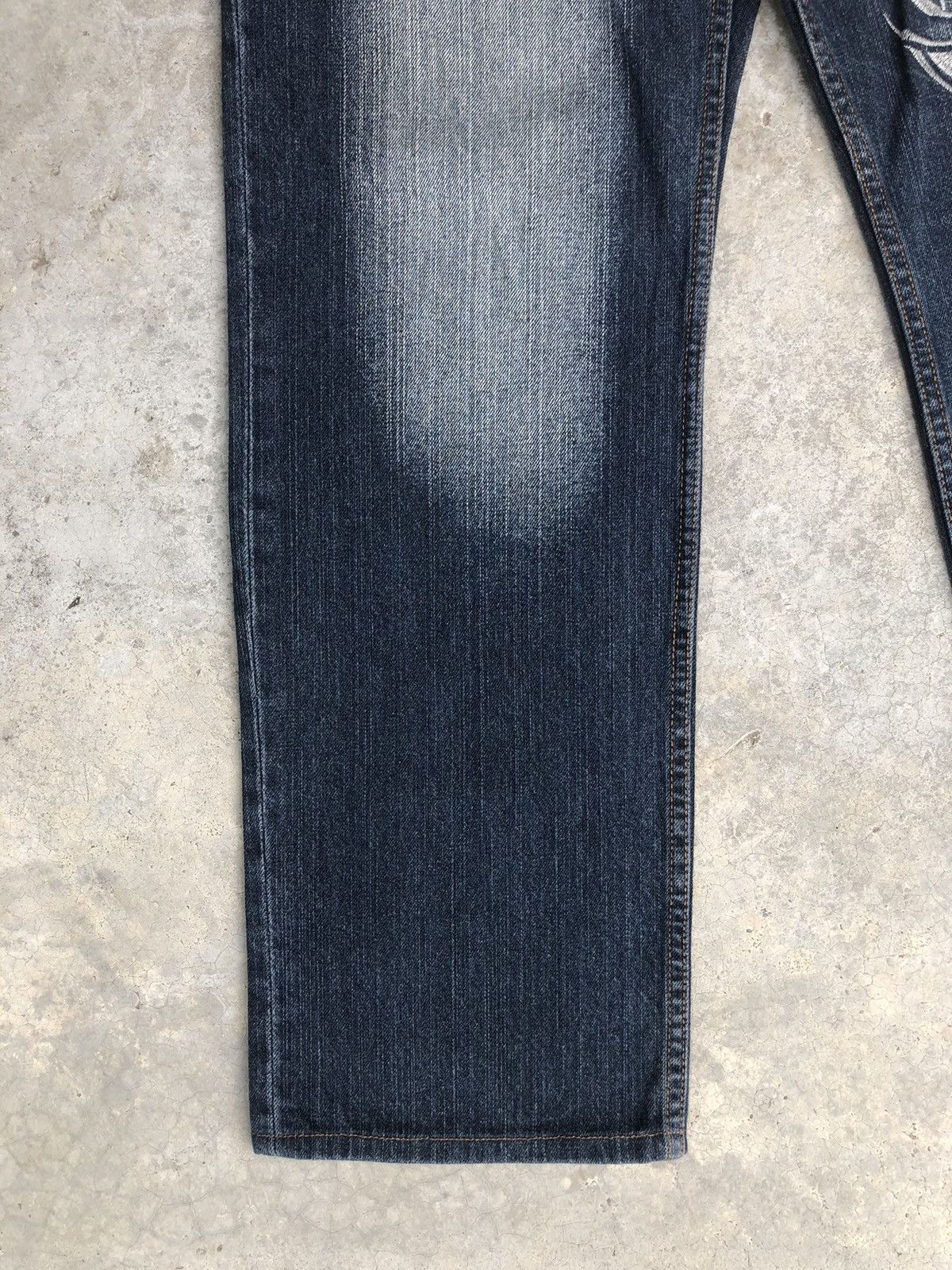 Japanese Brand Japanese Buden Tiger Embroidered Jeans Distressed Jeans Size US 31 - 6 Thumbnail