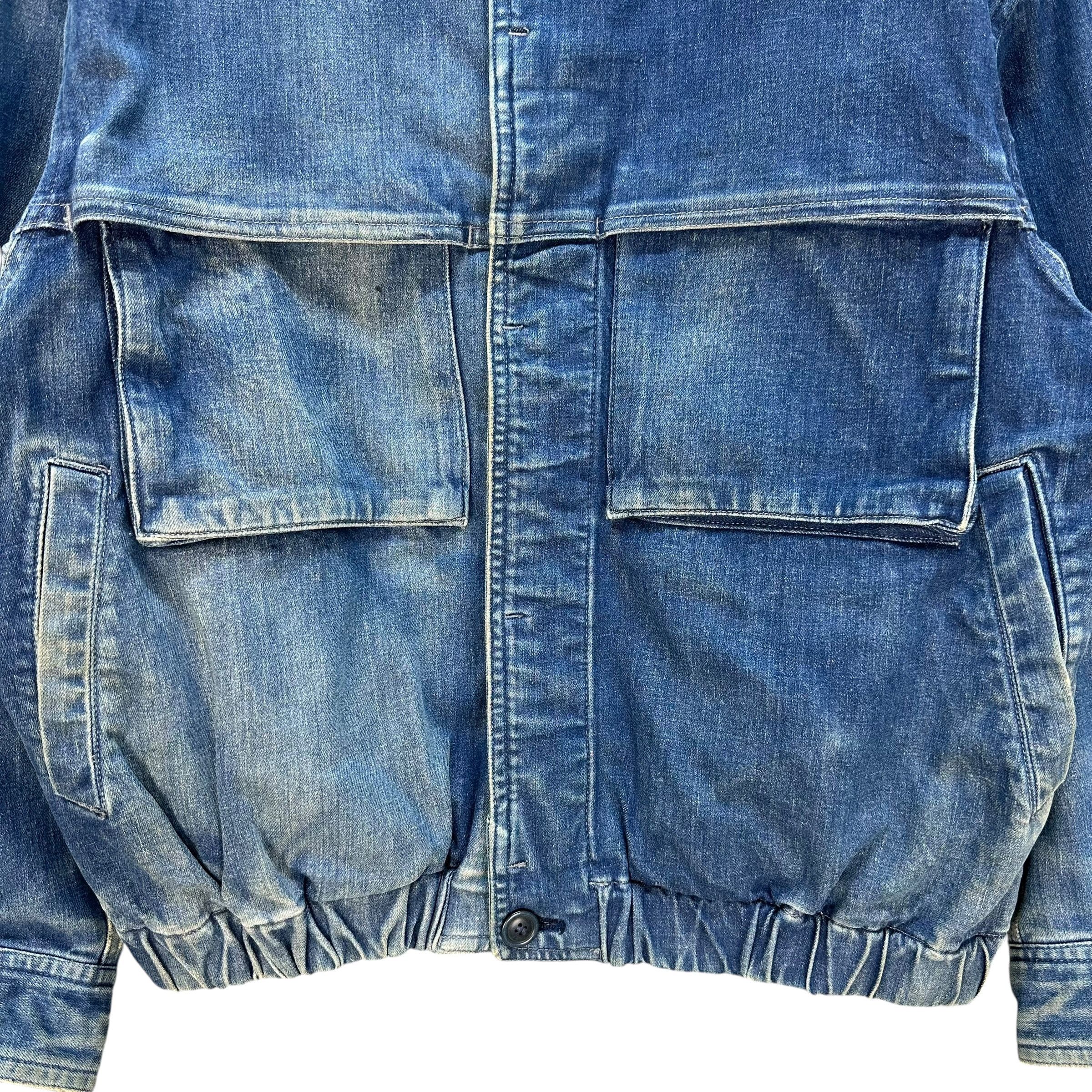 Issey Miyake 90's ISSEY MIYAKE MEN Brush Label Jeans Jacket #1510-A62 Size US M / EU 48-50 / 2 - 4 Thumbnail