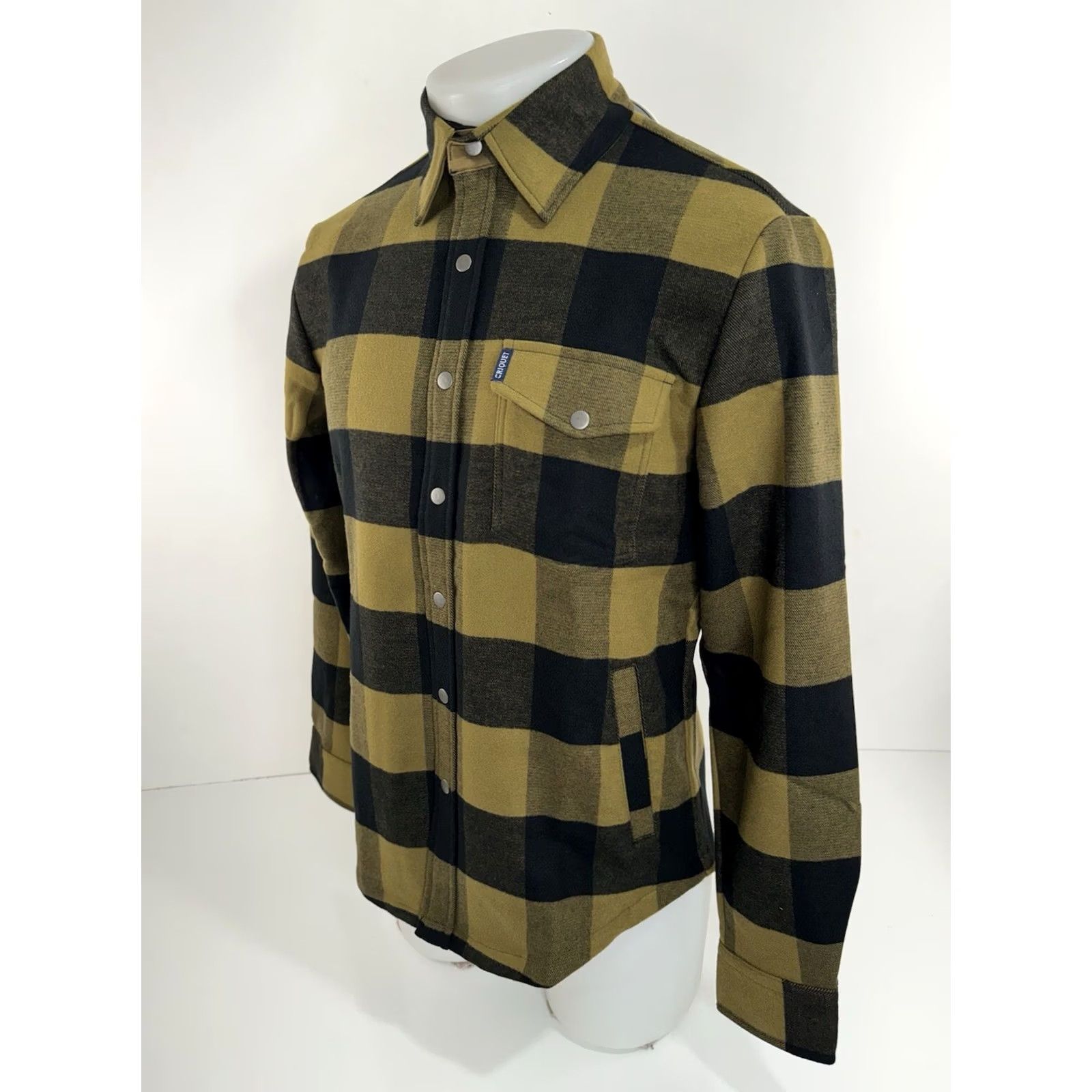 Vintage Criquet Austin Shacket - Olive Black Plaid Flannel 3 Pocket Heavy Snap Front S Jacket Shirt Mens Medium? Size US S / EU 44-46 / 1 - 2 Thumbnail