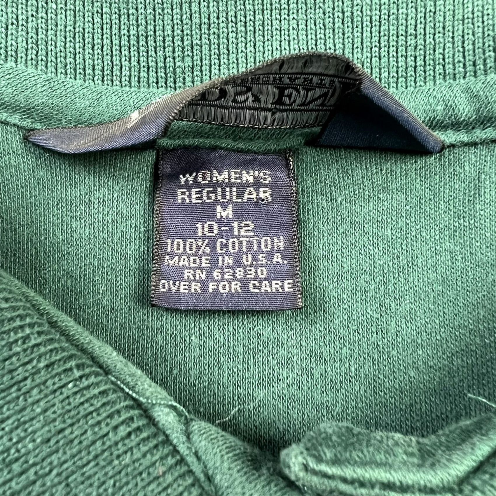 Lands' End VINTAGE Lands' End Polo Shirt Women's M Short Sleeve Green USA Polo Shirt Size M / US 6-8 / IT 42-44 - 8 Thumbnail