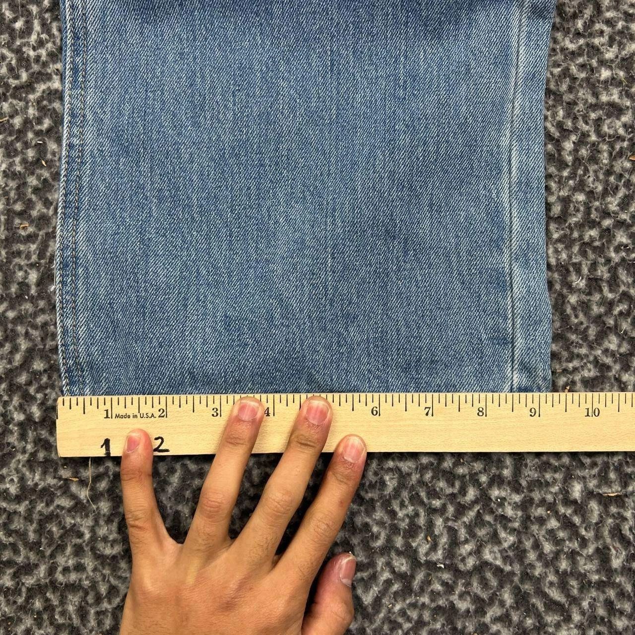 Other Tilt Jeans Women 11 Long Faded Straight Denim Cotton 34x34 Size 34" / US 12 / IT 48 - 3 Thumbnail