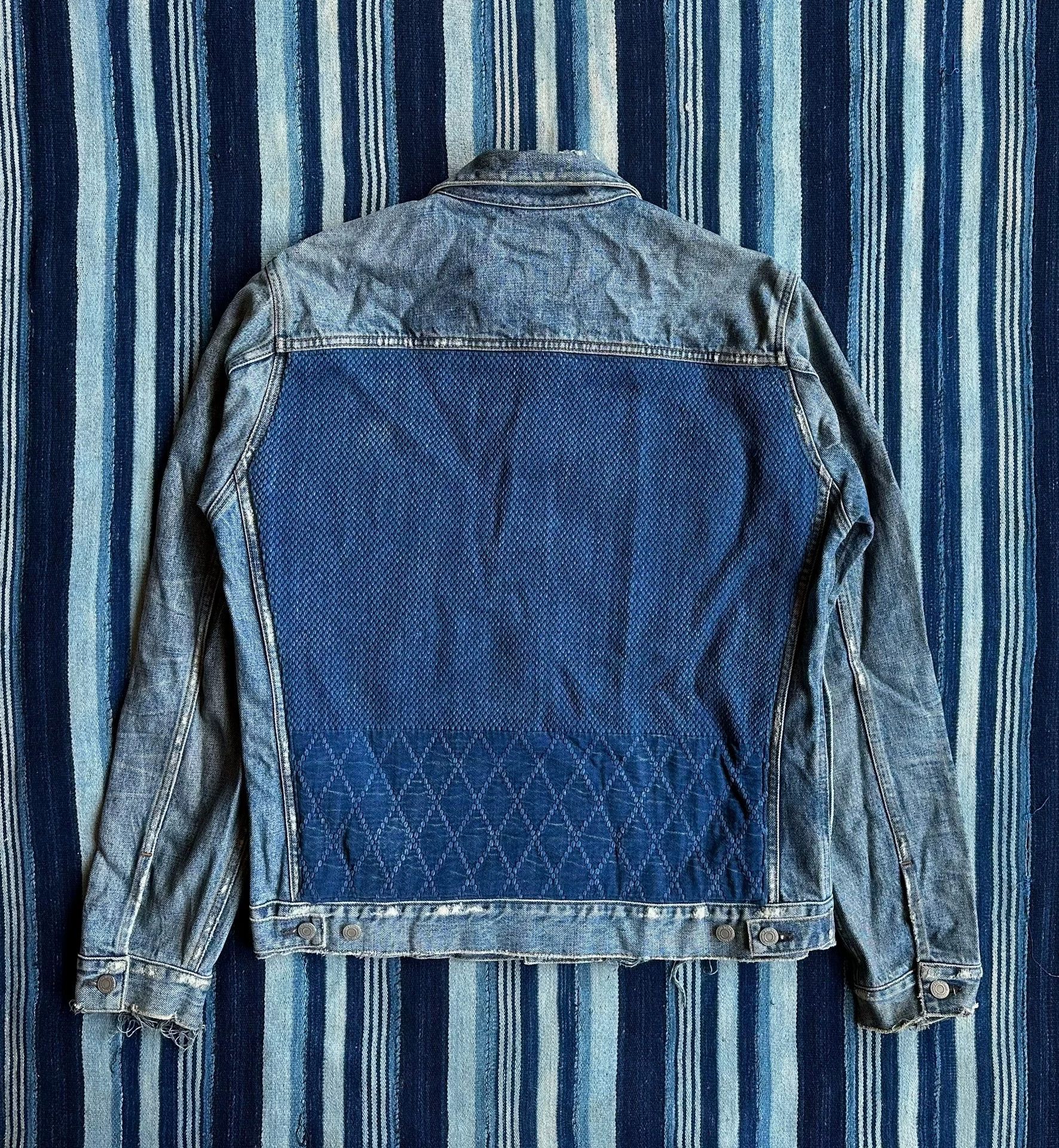 Fabric Brand & Co. Fabric Brand&Co Distressed Denim Jacket xl Size US XL / EU 56 / 4 - 2 Thumbnail