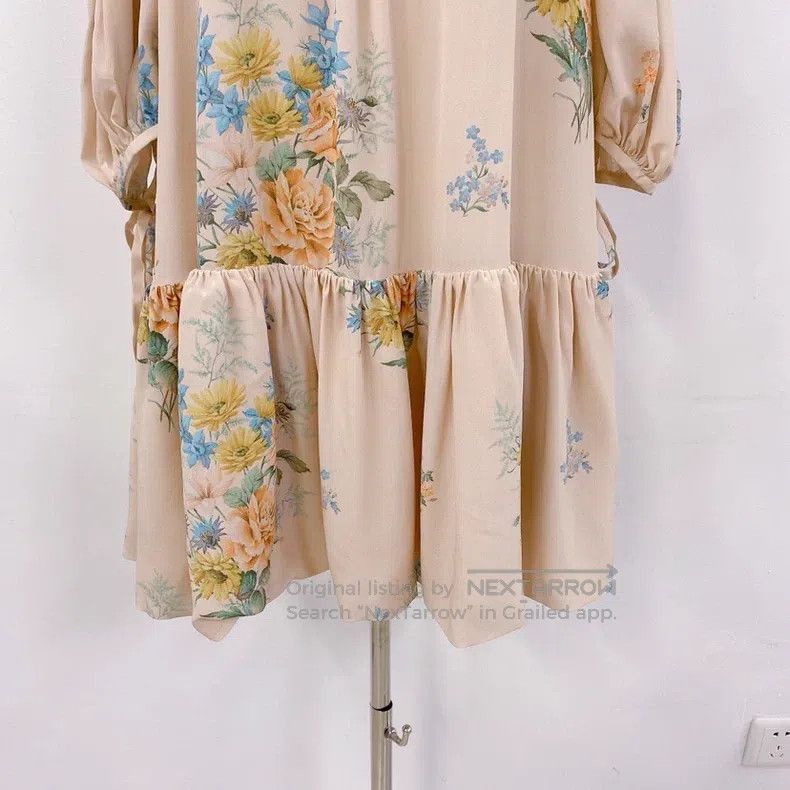 Alexander McQueen Alexander Mcqueen Floral off-shoulder dress Size XS / US 0-2 / IT 36-38 - 6 Thumbnail