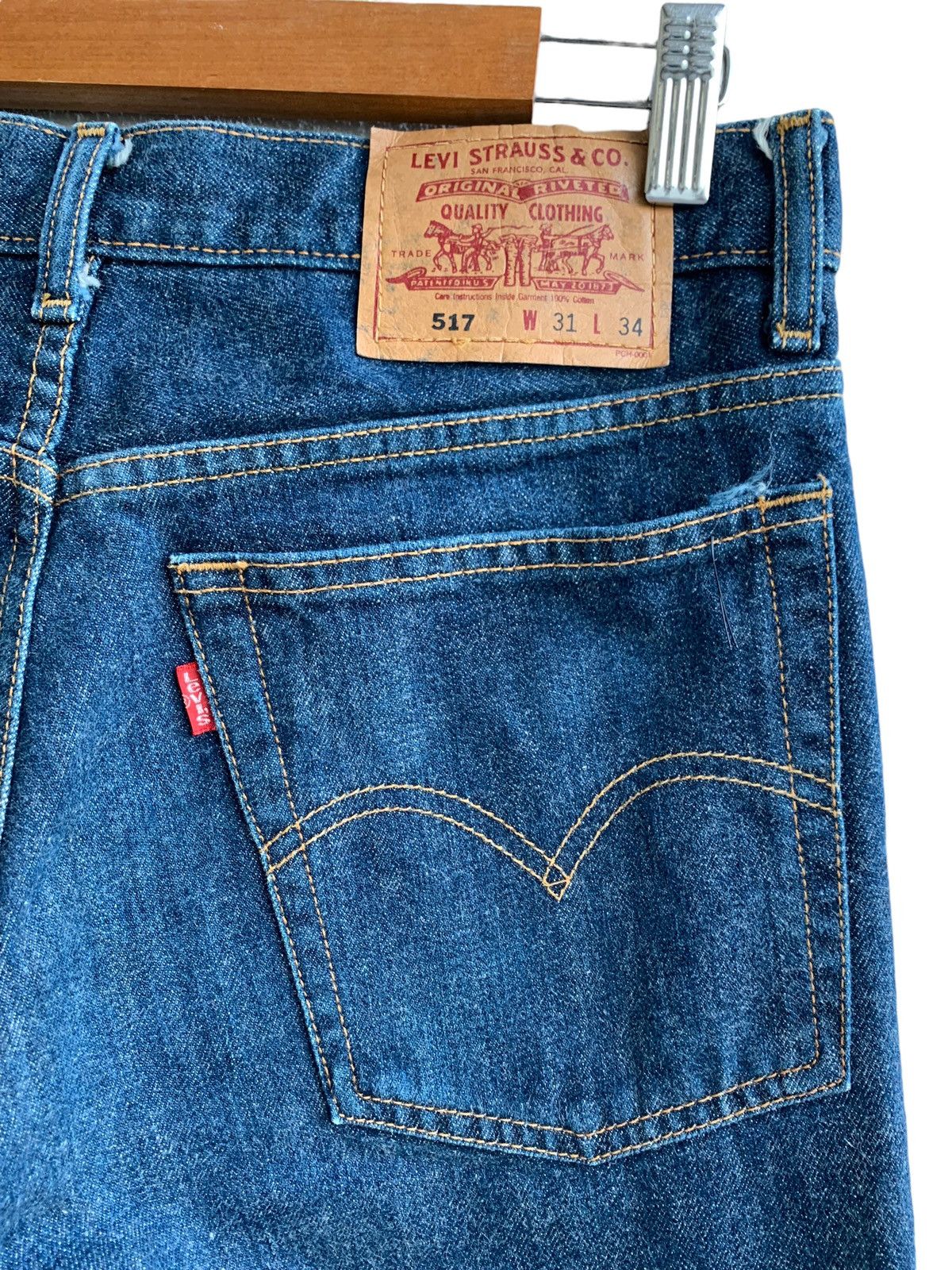 Levi's Vintage Levis 517 Flare Jeans Size US 30 / EU 46 - 7 Thumbnail