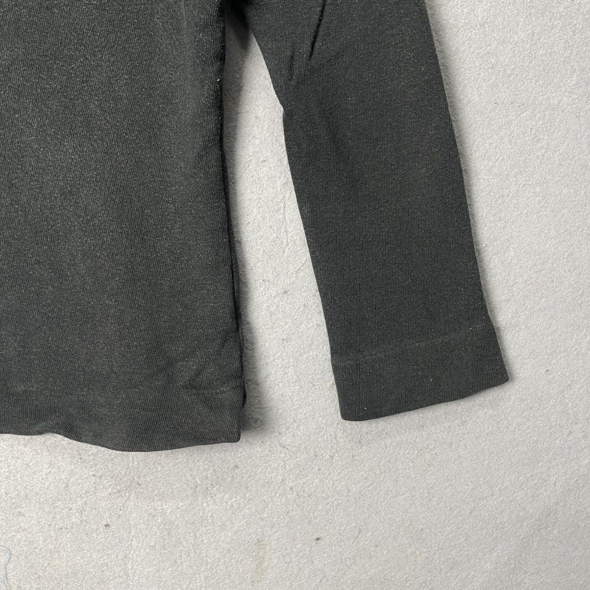 45rpm Vintage 45rpm Japan Garment Dyed Long Sleeve Tee Black Small Size US S / EU 44-46 / 1 - 3 Thumbnail