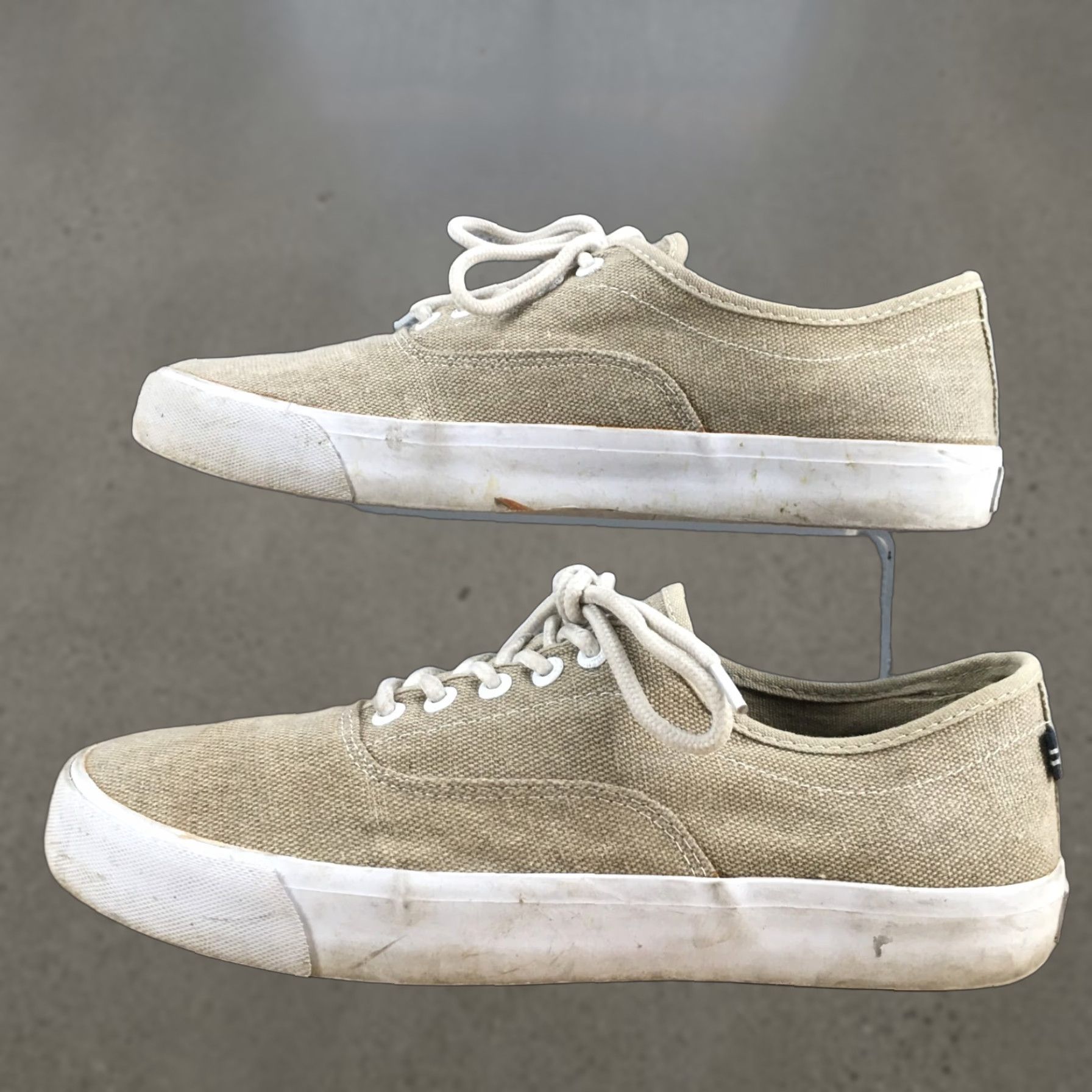 Nautica Nautica Shoes Mens 9.5 Landen Sneakers Brown Canvas Lace Up Low Top Round Toe Size US M / EU 48-50 / 2 - 1 Thumbnail