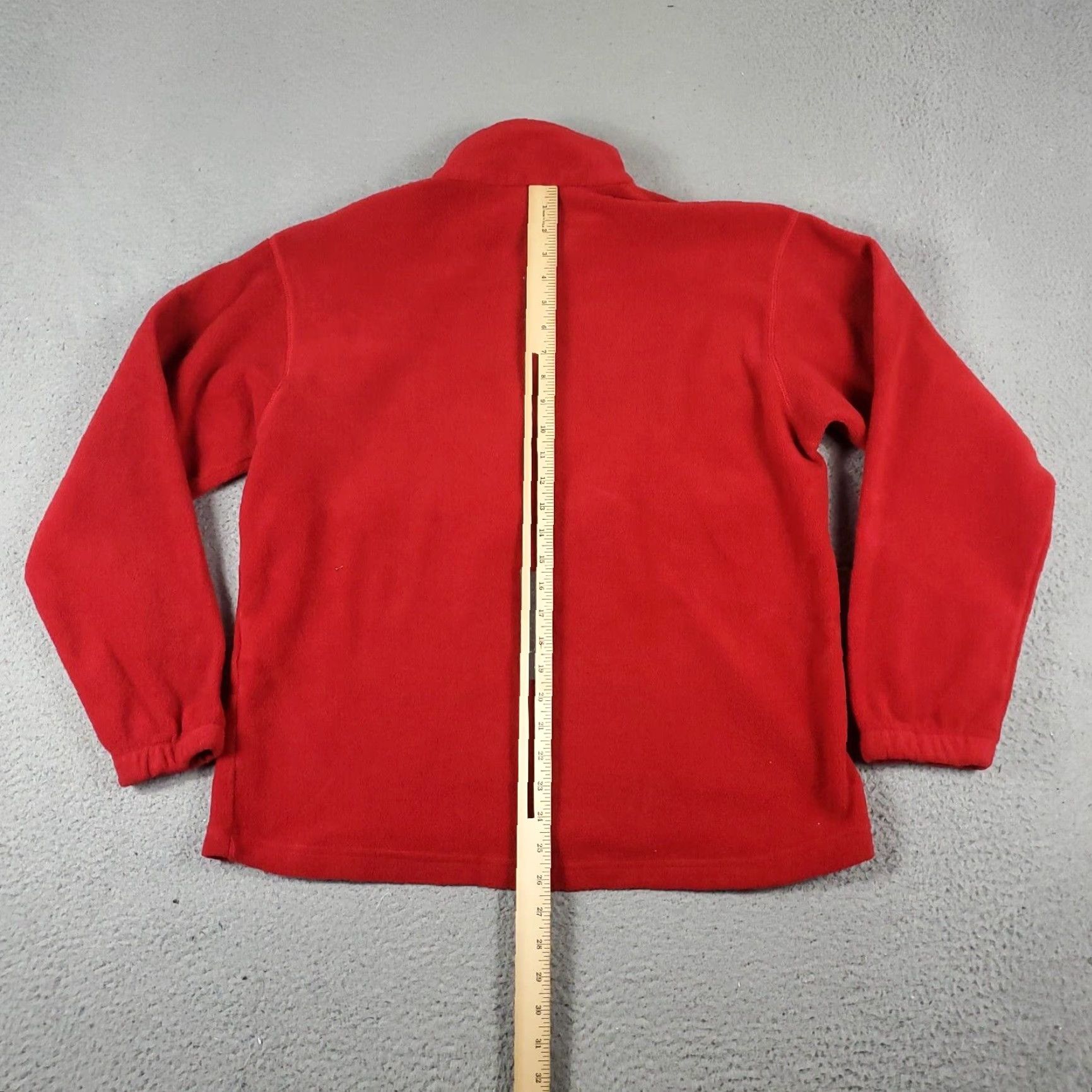 Vintage Columbia Mens Large Red Fleece 1/4 Zip Up Pullover Sweatshirt Sweater Size US L / EU 52-54 / 3 - 6 Thumbnail