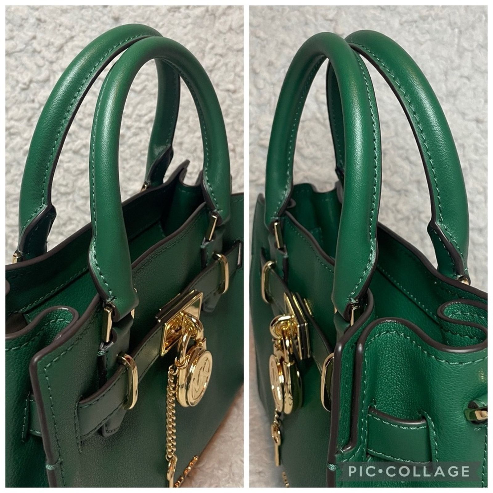 Michael Kors Michael Kors Hamilton Green Satchel Size ONE SIZE - 7 Thumbnail