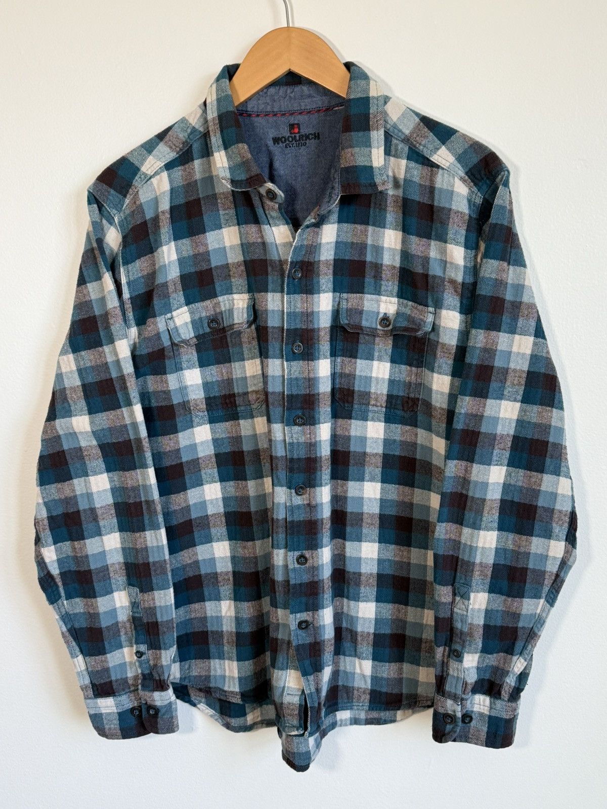 Woolrich Woolen Mills Woolrich Men’s Flannel Shirt 100% Cotton Size L Size US L / EU 52-54 / 3 - 1 Thumbnail