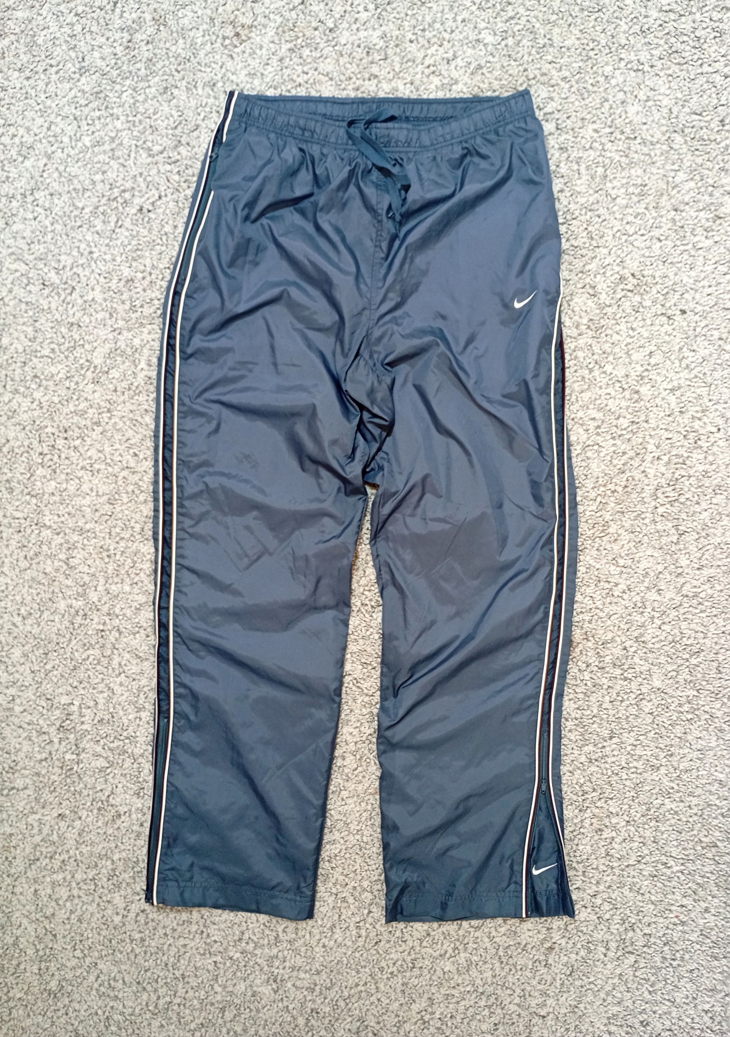 Nike NIKE 90's BAGGY SWOOSH LOGO TRACK PANTS RARE RETRO Y2K Size US 34 / EU 50 - 2 Thumbnail