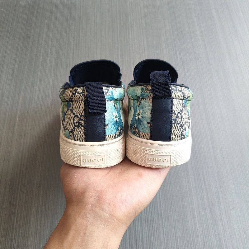 Gucci Gucci Floral Print Slip-On Sneakers for Men - Size US 8.5 / EU 41-42 - 3 Thumbnail