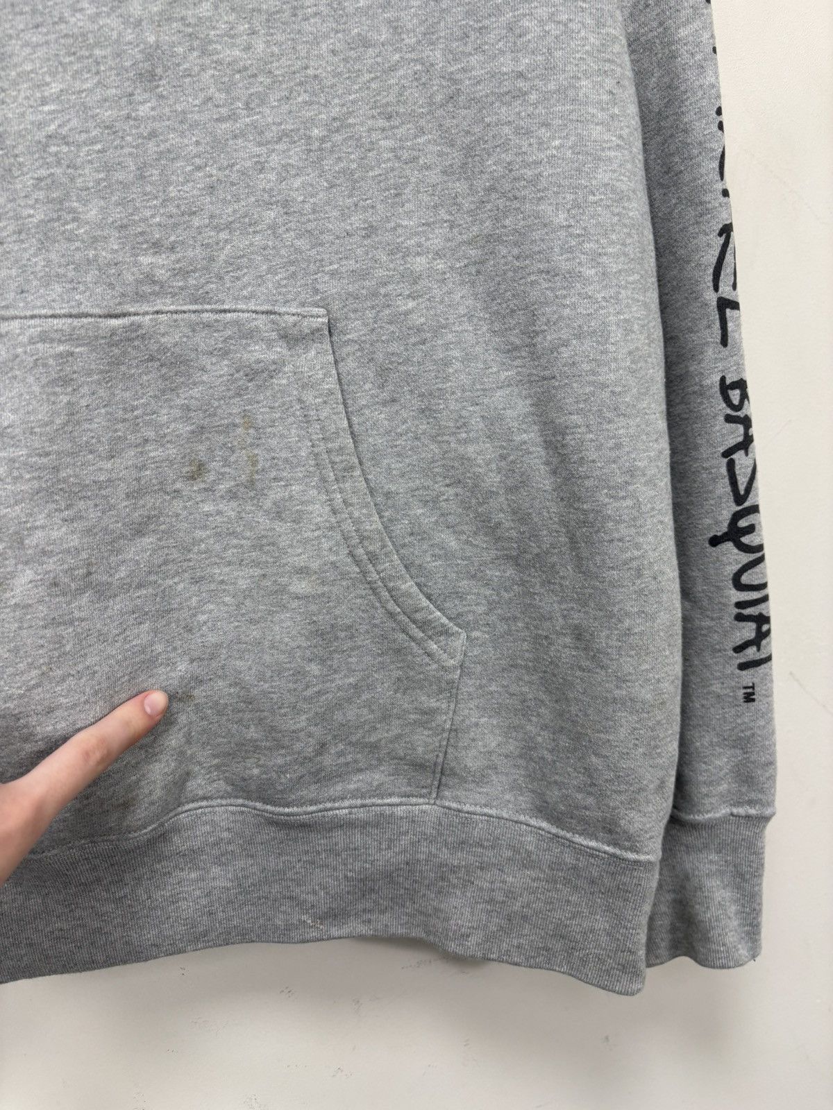 Uniqlo Uniqlo Jean Michel Basquiat Men’s Grey Classic Hoodie Size US L / EU 52-54 / 3 - 7 Thumbnail