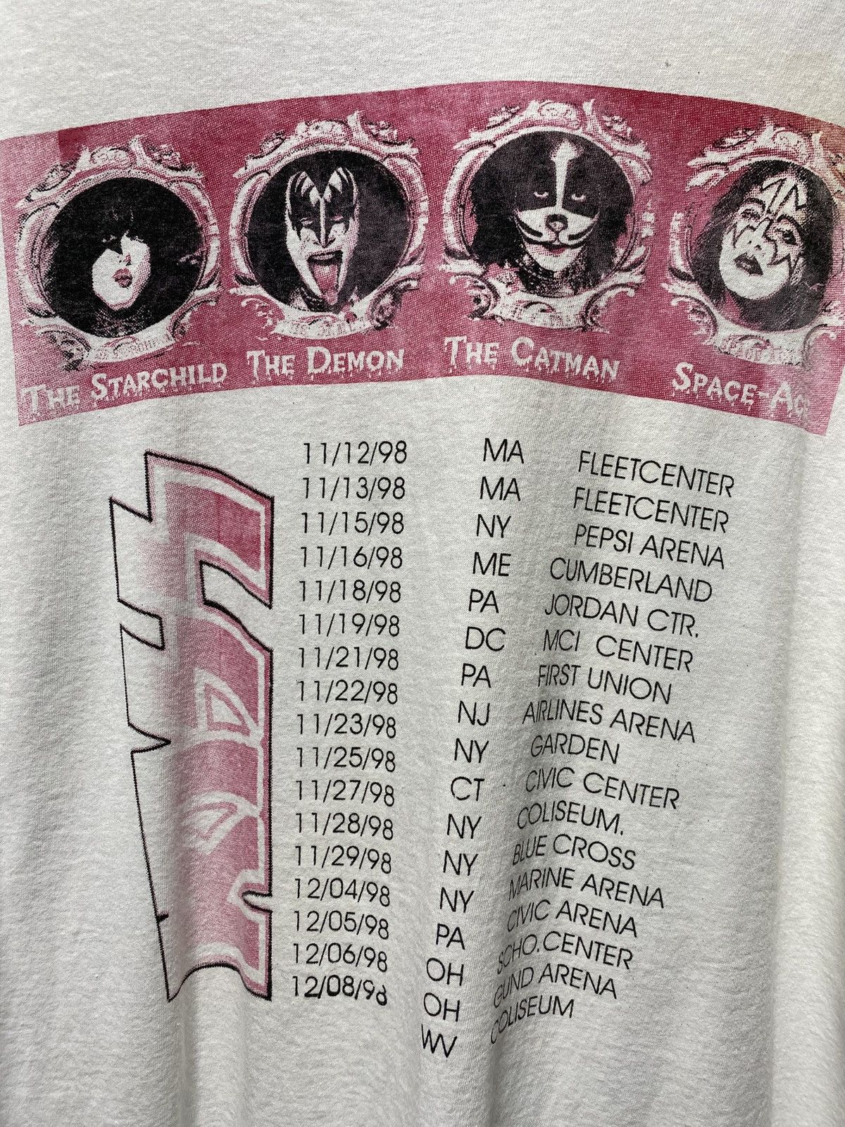 Vintage Vintage 90’s Kiss Band T-Shirt Vtg Tour Tee Size XLarge Size US XL / EU 56 / 4 - 4 Thumbnail