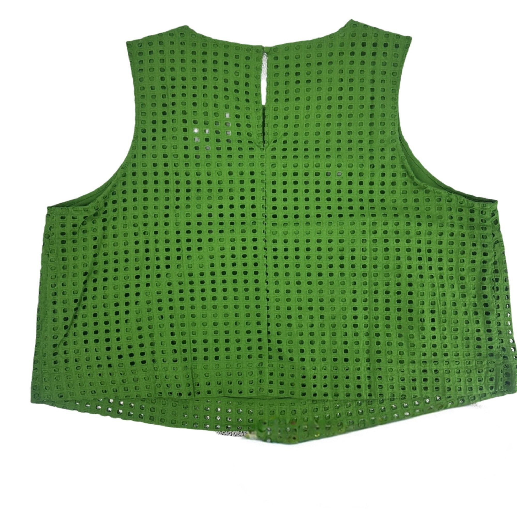 Kate Spade Kate Spade x Target Eyelet Tank - Green - 3XL Size 3XL / US 20-22 - 3 Thumbnail